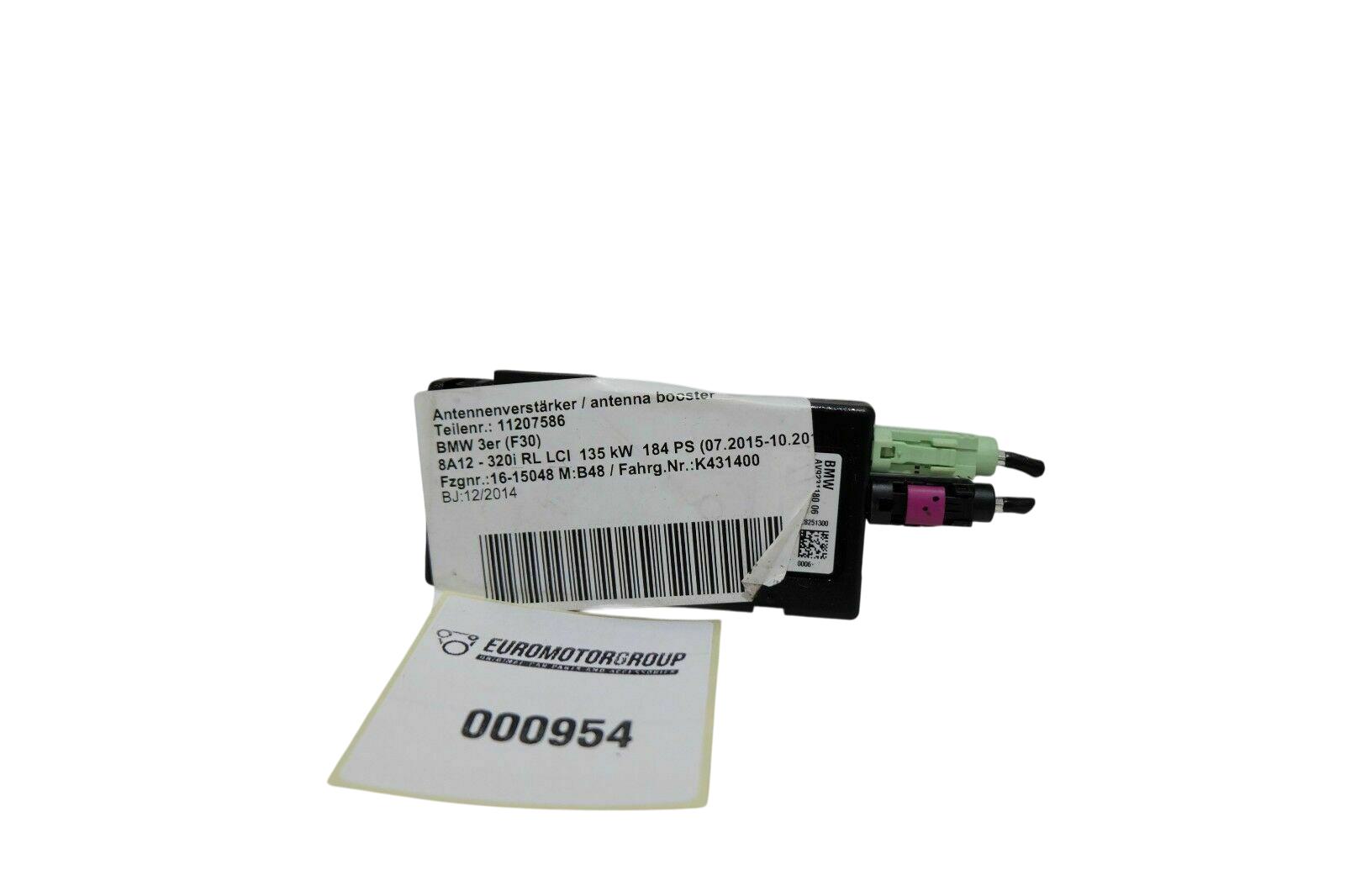 BMW 3 (F30 / F31) Aerial antenna amplifier BMW 3 SERIES Aerial antenna amplifier OEM 65209...