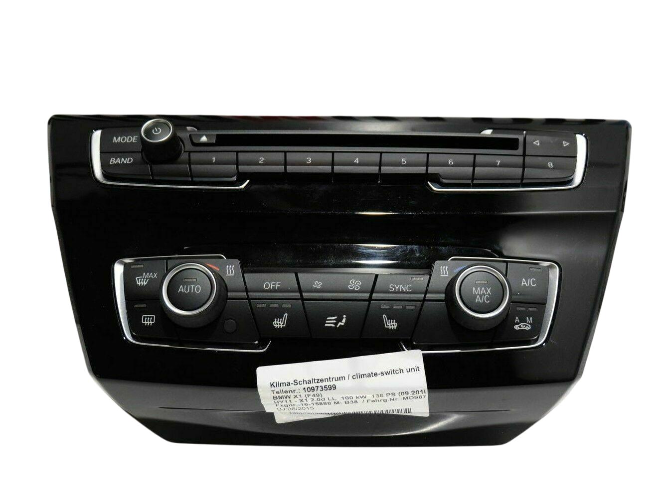 BMW X1 (F48) Climate control unit