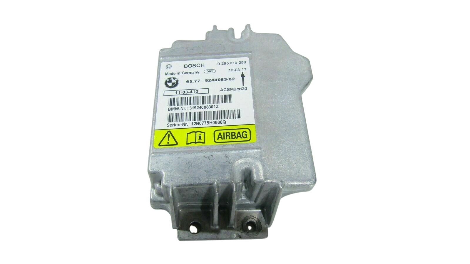 BMW X6 (E71 / E72) Airbag-Steuergerät/-Modul BMW X6 Airbag-Steuergerät/-Modul OEM 9240083

P...