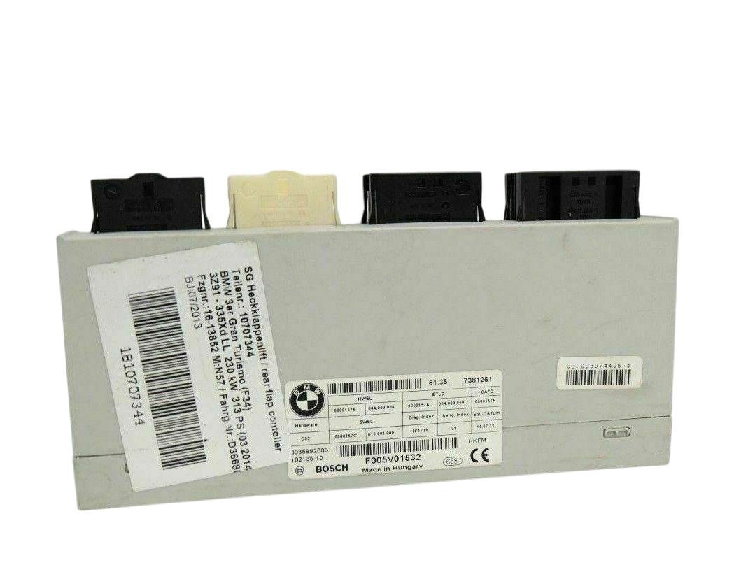 BMW 3 (F30 / F31) Tailgate/trunk control unit/module