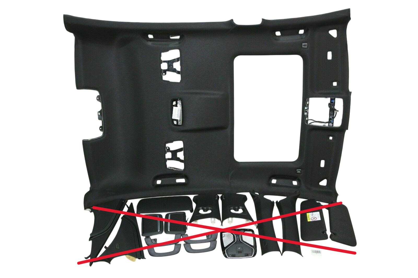 BMW 7 (G11 / G12) Headlining BMW 7 SERIES Headlining OEM 51448062861

Part c...