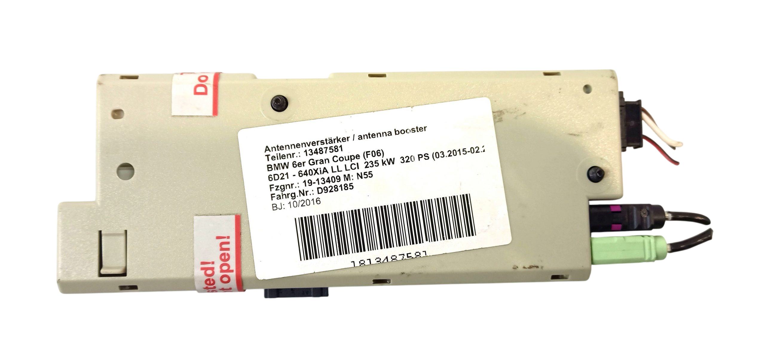 BMW 6 (F06 / F12 / F13) Aerial antenna amplifier BMW 6 SERIES Aerial antenna amplifier OEM 93468...