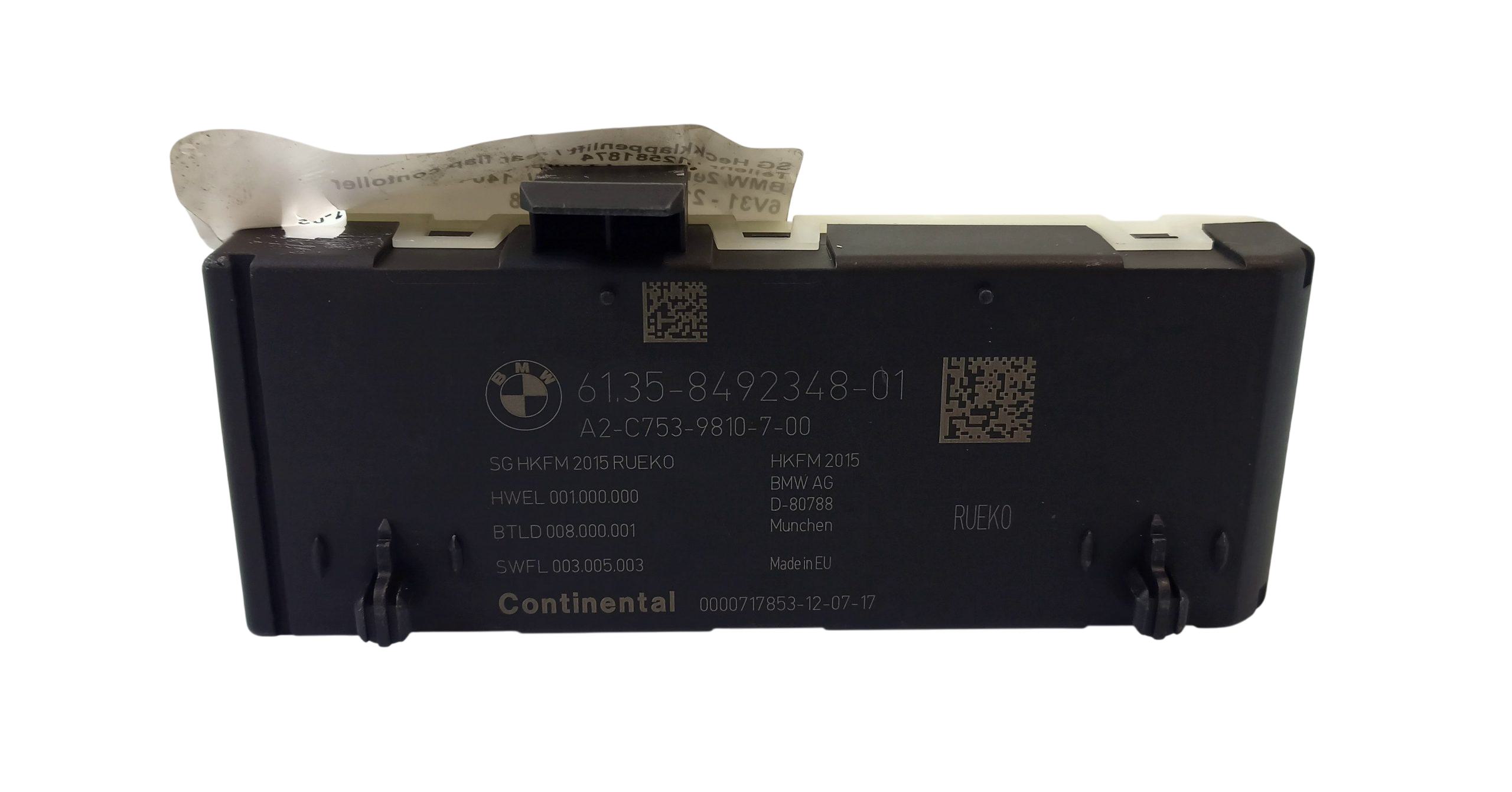 BMW X1 (F48) Other control units/modules BMW X1 Other control units/modules OEM 8492348
...