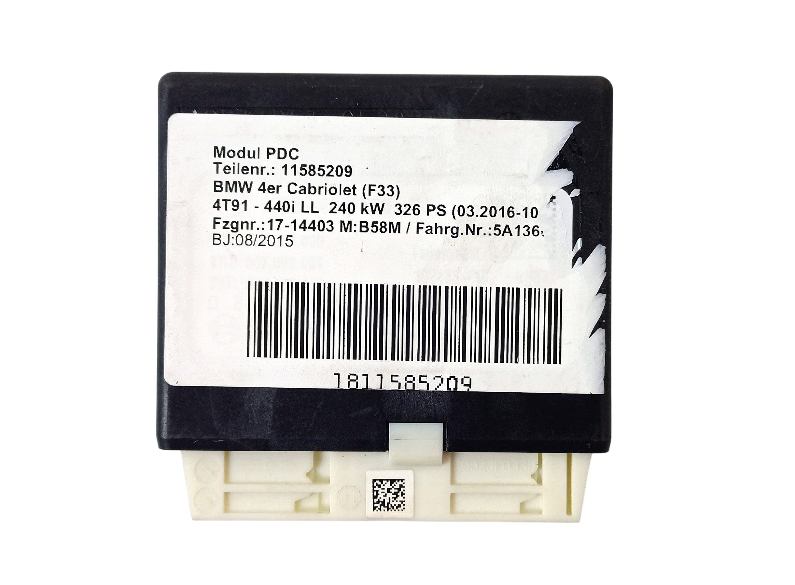 BMW 4 (F32 / F33 / F36) Parking PDC control unit/module BMW 4 SERIES Parking PDC control unit/module OE...