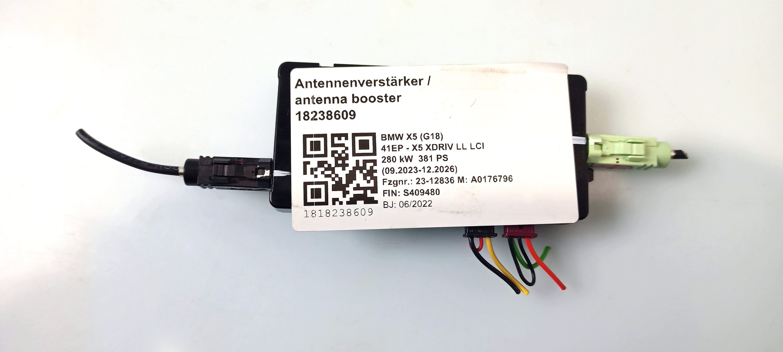 BMW X5 (G05) Aerial antenna amplifier BMW X5 Aerial antenna amplifier OEM 65206839348...