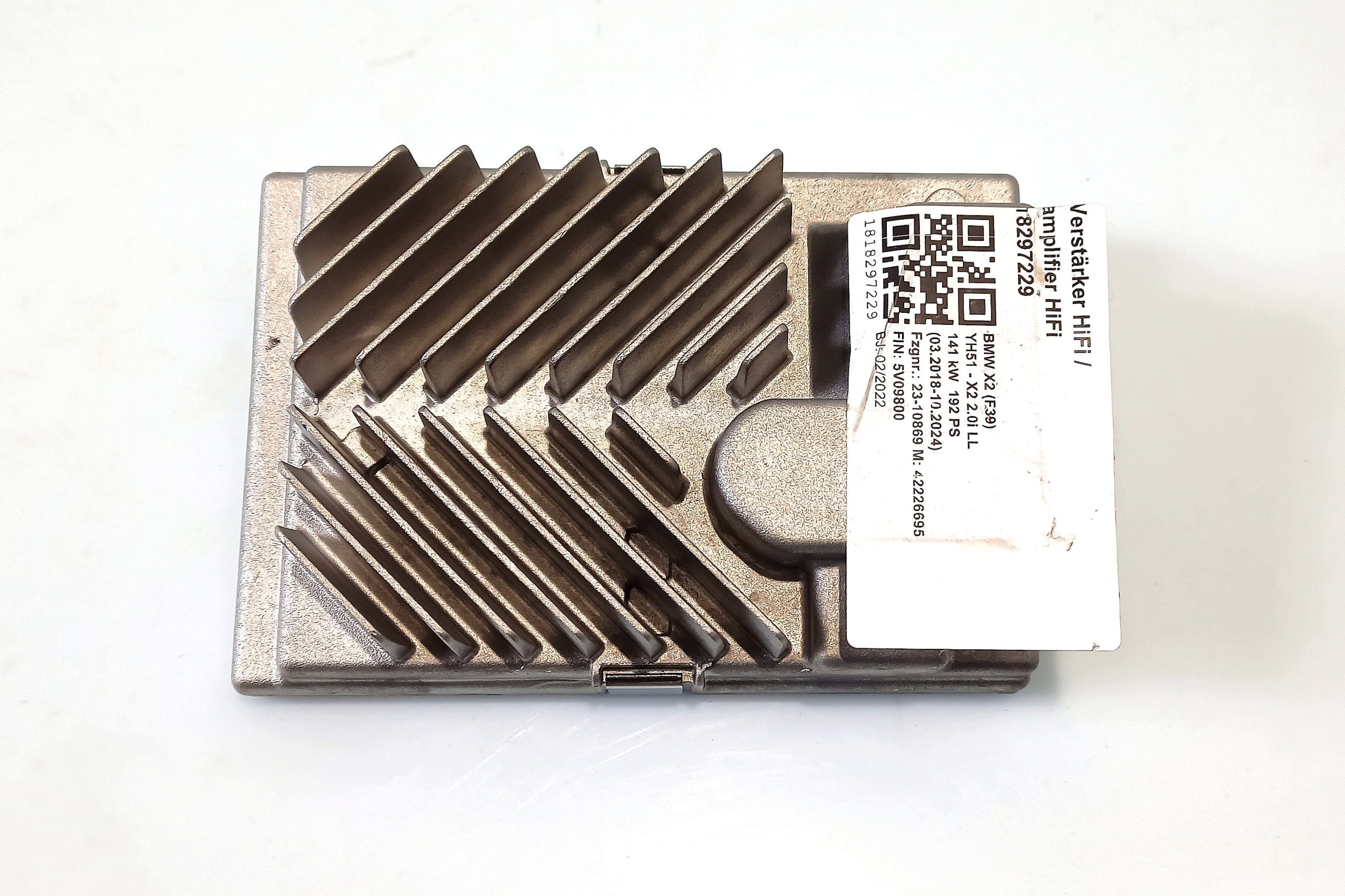 BMW X2 (F39) Sound amplifier BMW X2 F39 Sound amplifier OEM 5V09800

Part co...
