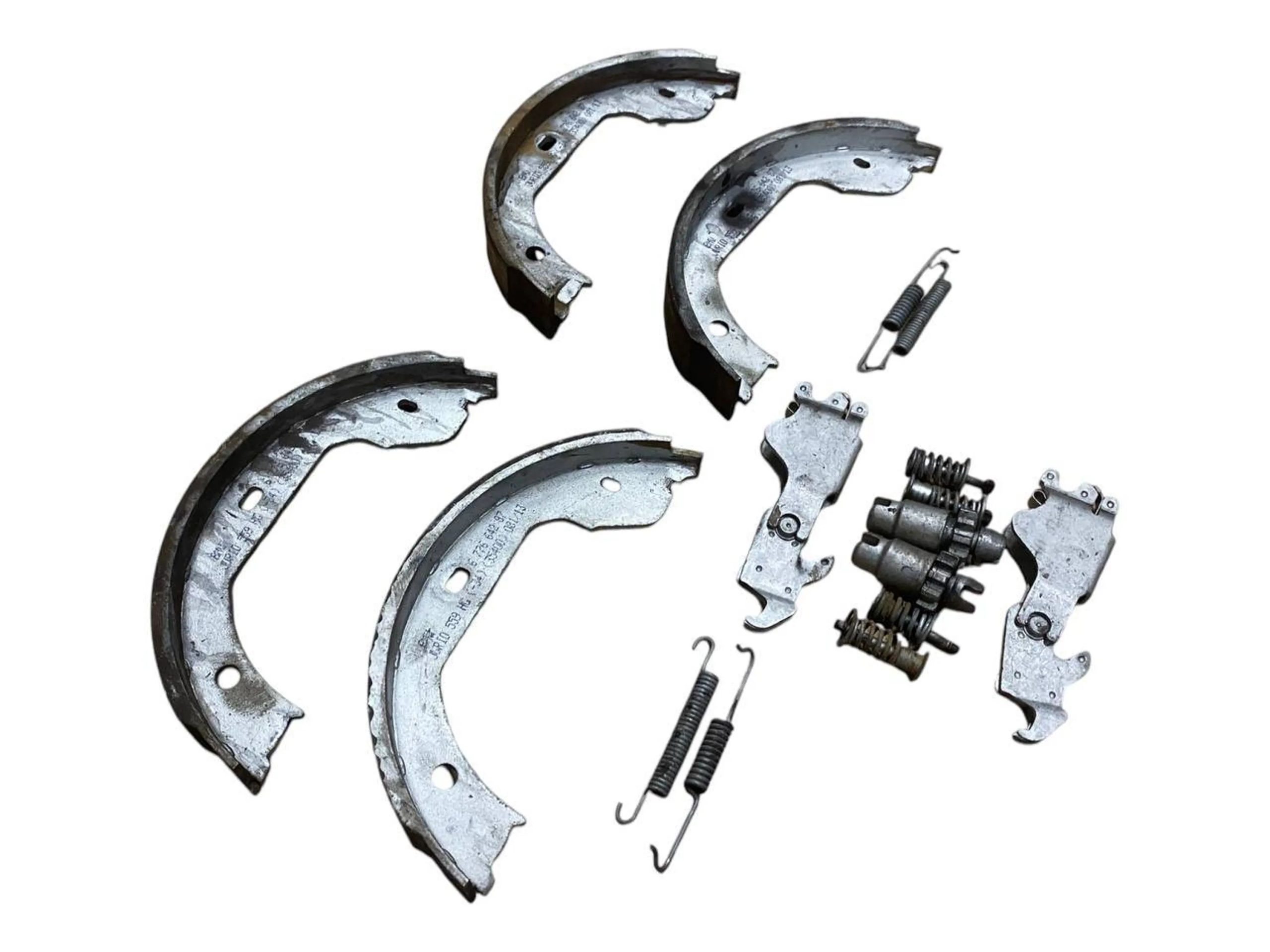 BMW X6 (E71 / E72) Handbrake/parking brake pads BMW X6 Handbrake/parking brake pads OEM 0H11500...
