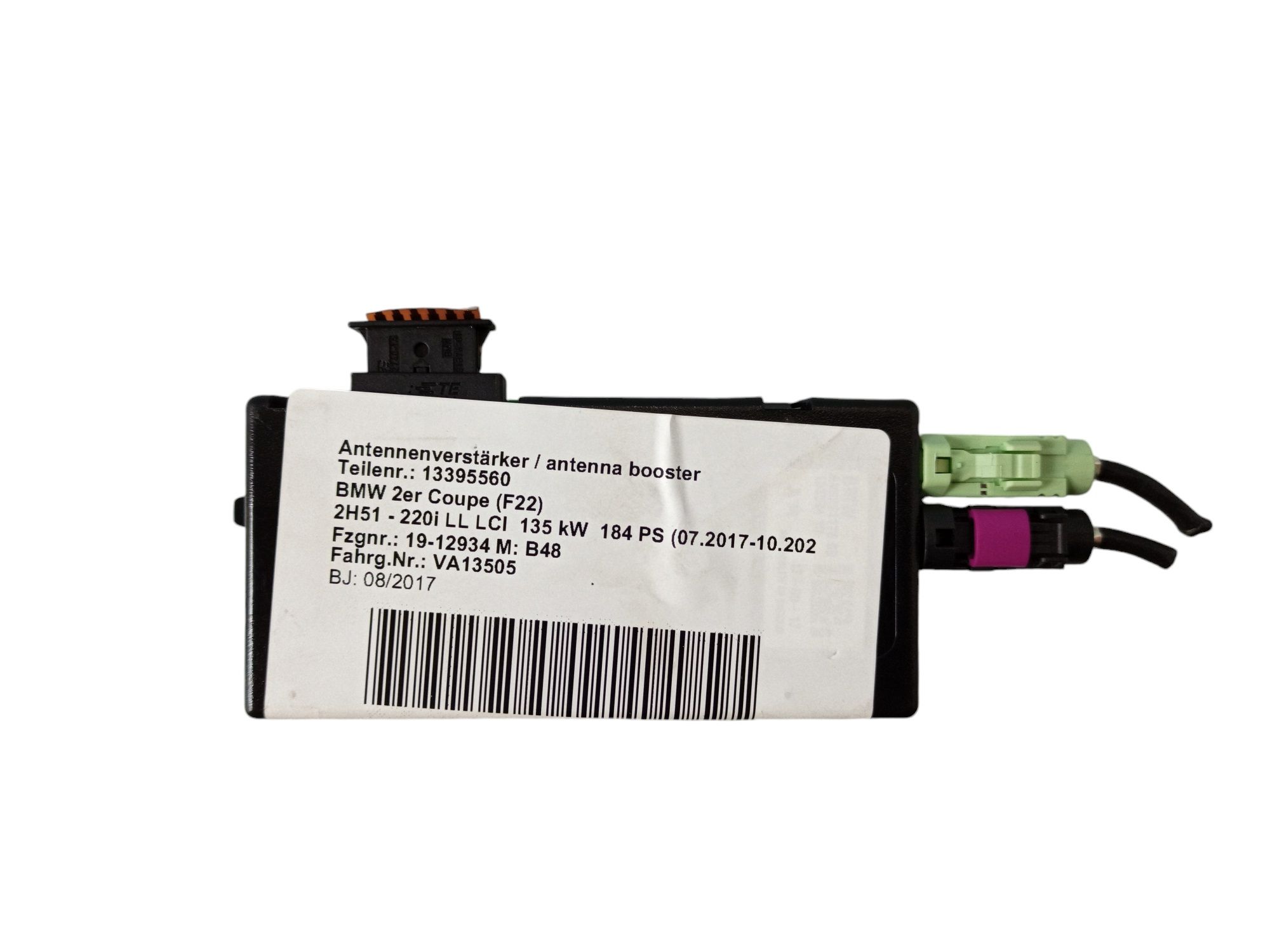 BMW 3 (F30 / F31) Aerial antenna amplifier BMW 3 SERIES Aerial antenna amplifier OEM 65209...
