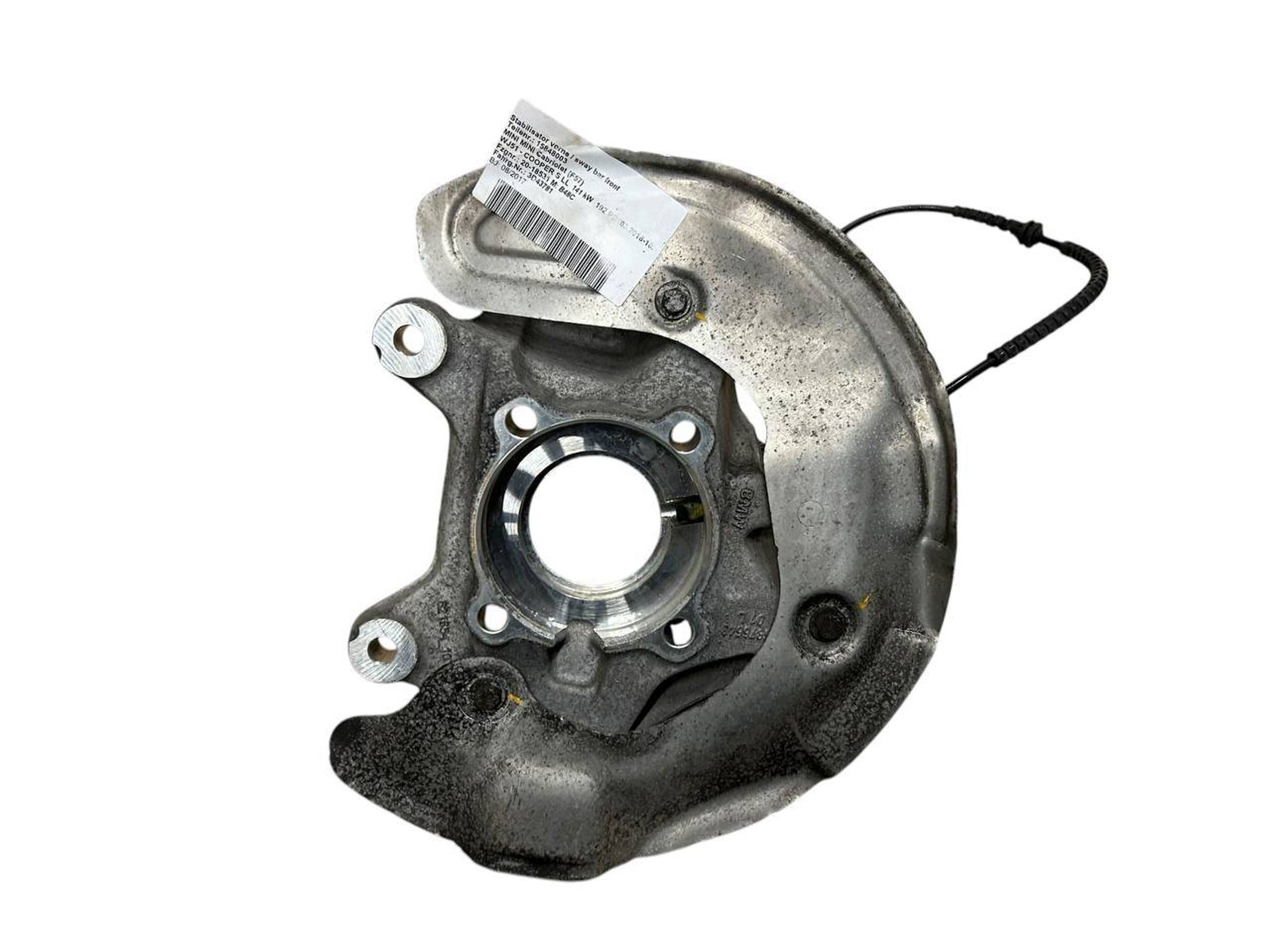BMW 5 / i5 (G60 / G61) Front wheel hub spindle knuckle BMW MINI Cabrio F57, MINI F55, MINI F56 Front w...
