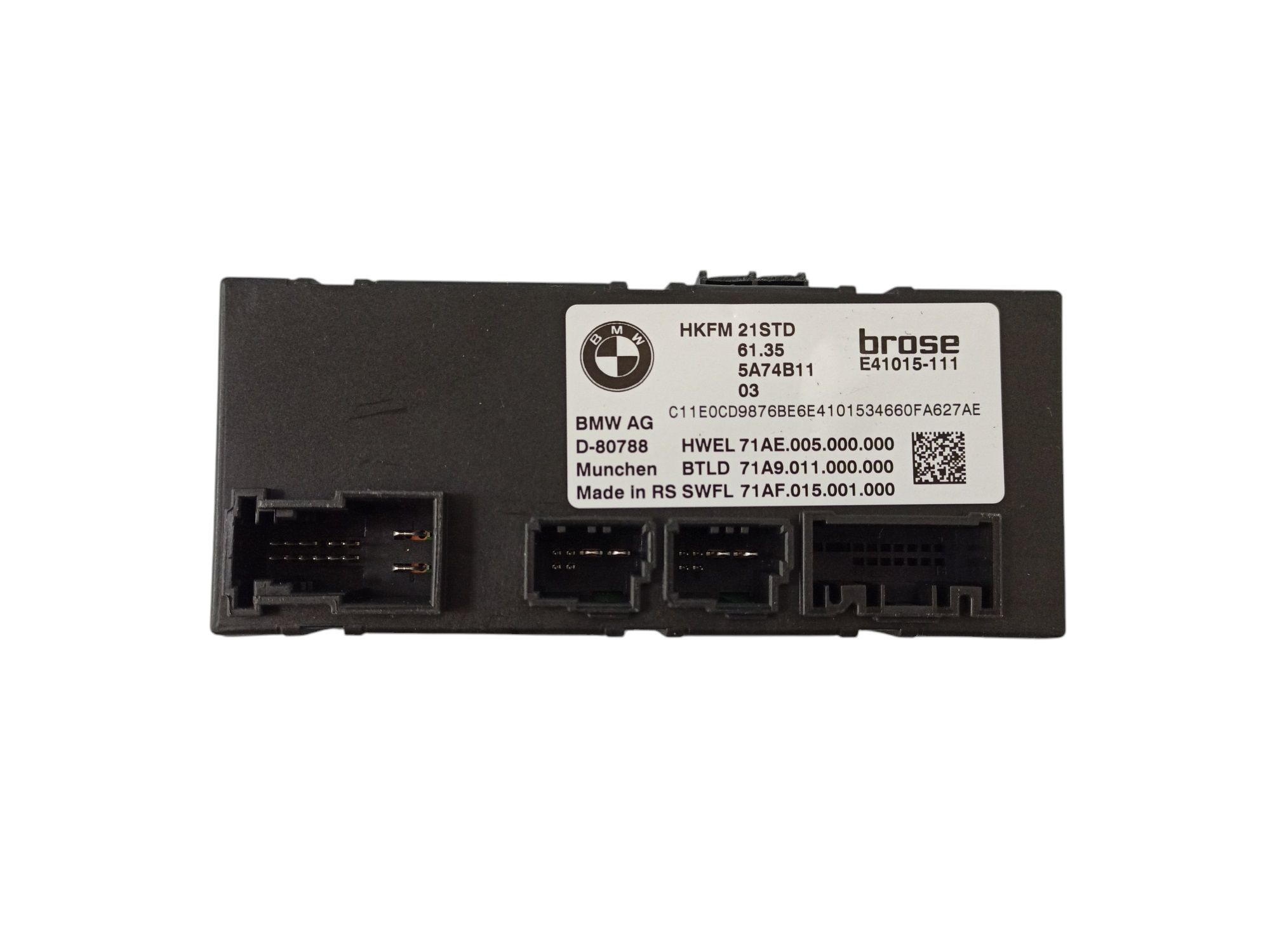 BMW X6 (G06) Tailgate/trunk control unit/module BMW X6 Tailgate/trunk control unit/module OEM 6...