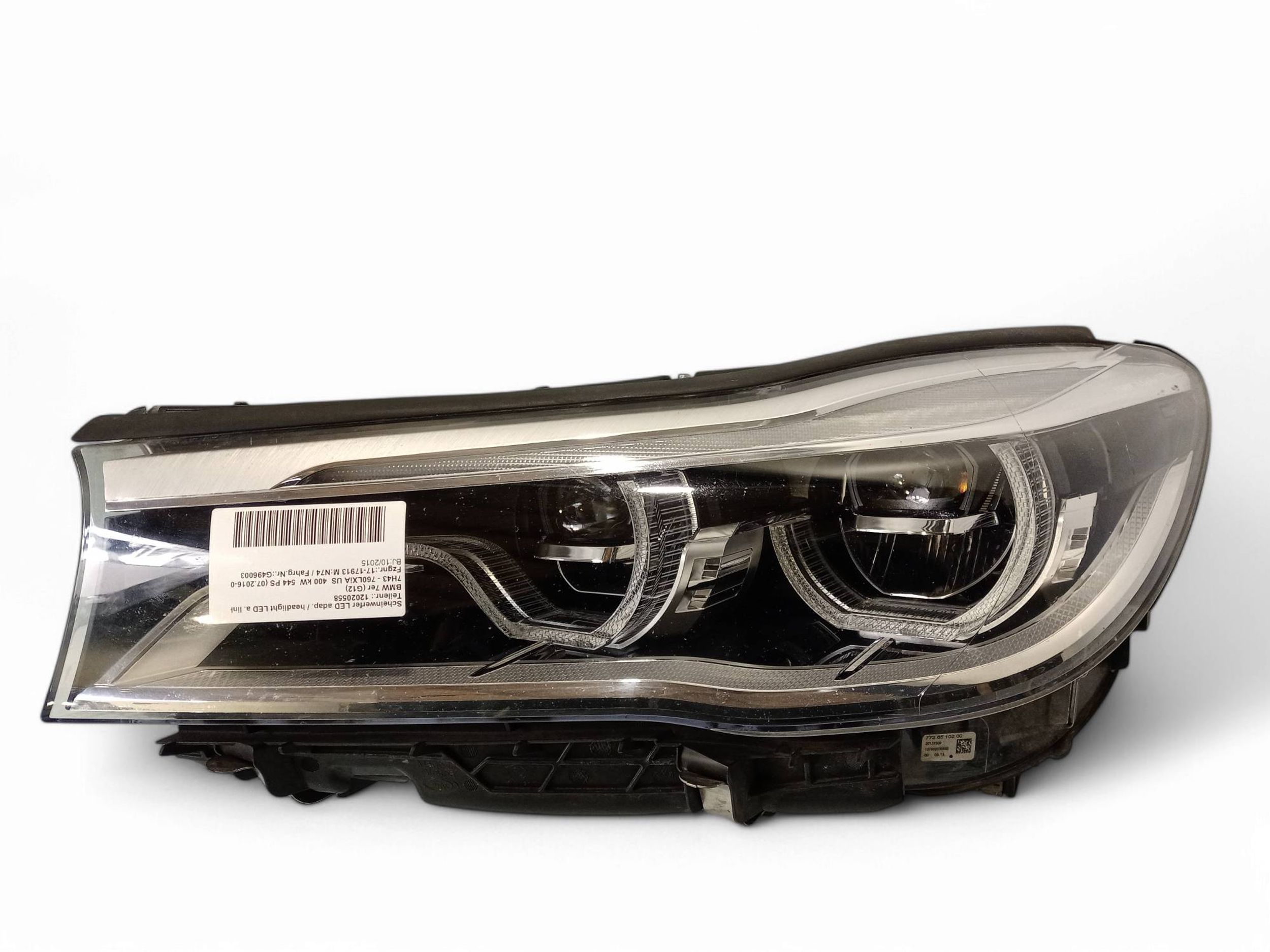 BMW 7 (G11 / G12) Headlight/headlamp BMW 7 SERIES Headlight/headlamp OEM 63117408705...