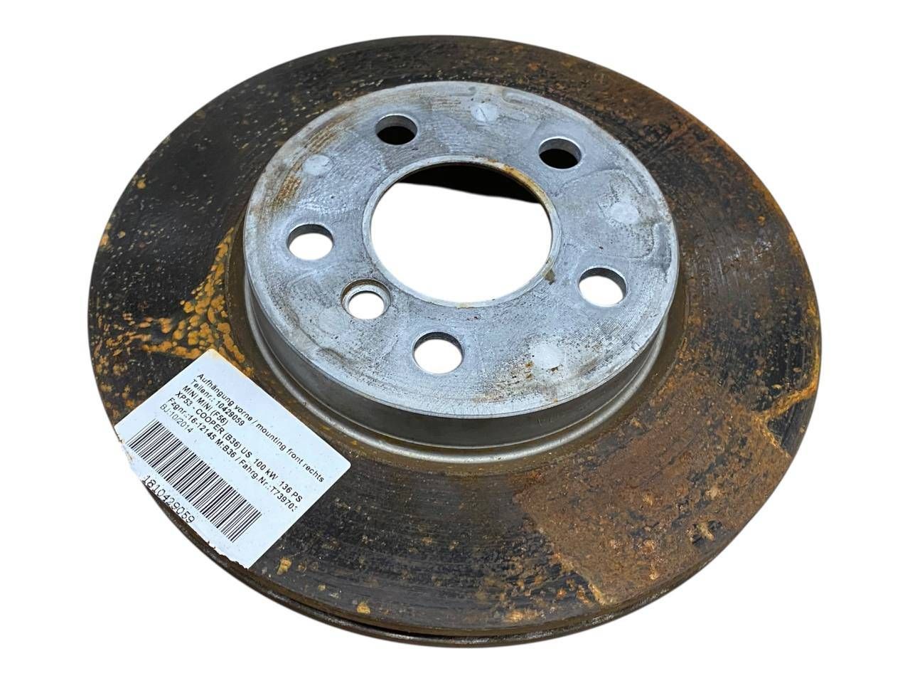 BMW 2 (F22 / F23) Front brake disc BMW 2 SERIES Front brake disc OEM 34116799347

...