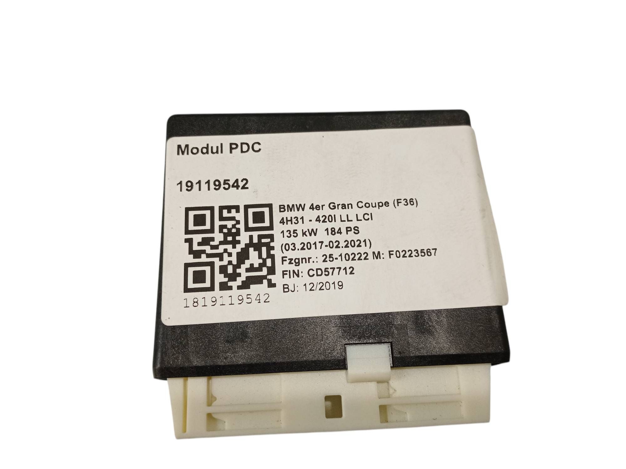 BMW 4 (F32 / F33 / F36) Parking PDC control unit/module BMW 4 SERIES Parking PDC control unit/module OE...