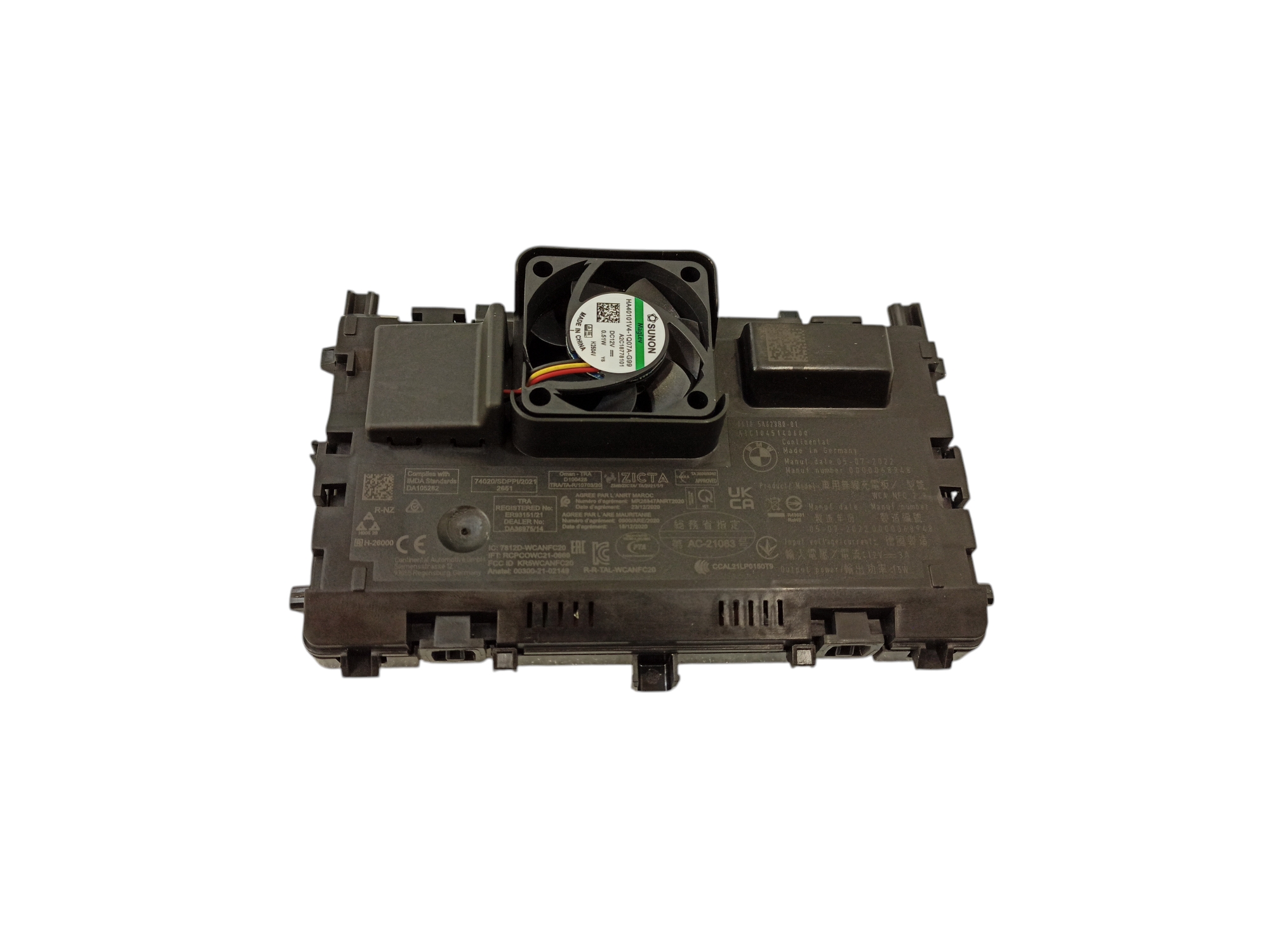 BMW 5 / i5 (G60 / G61) Wireless charging module BMW 5' G60 Saloon Wireless charging module OEM ...
