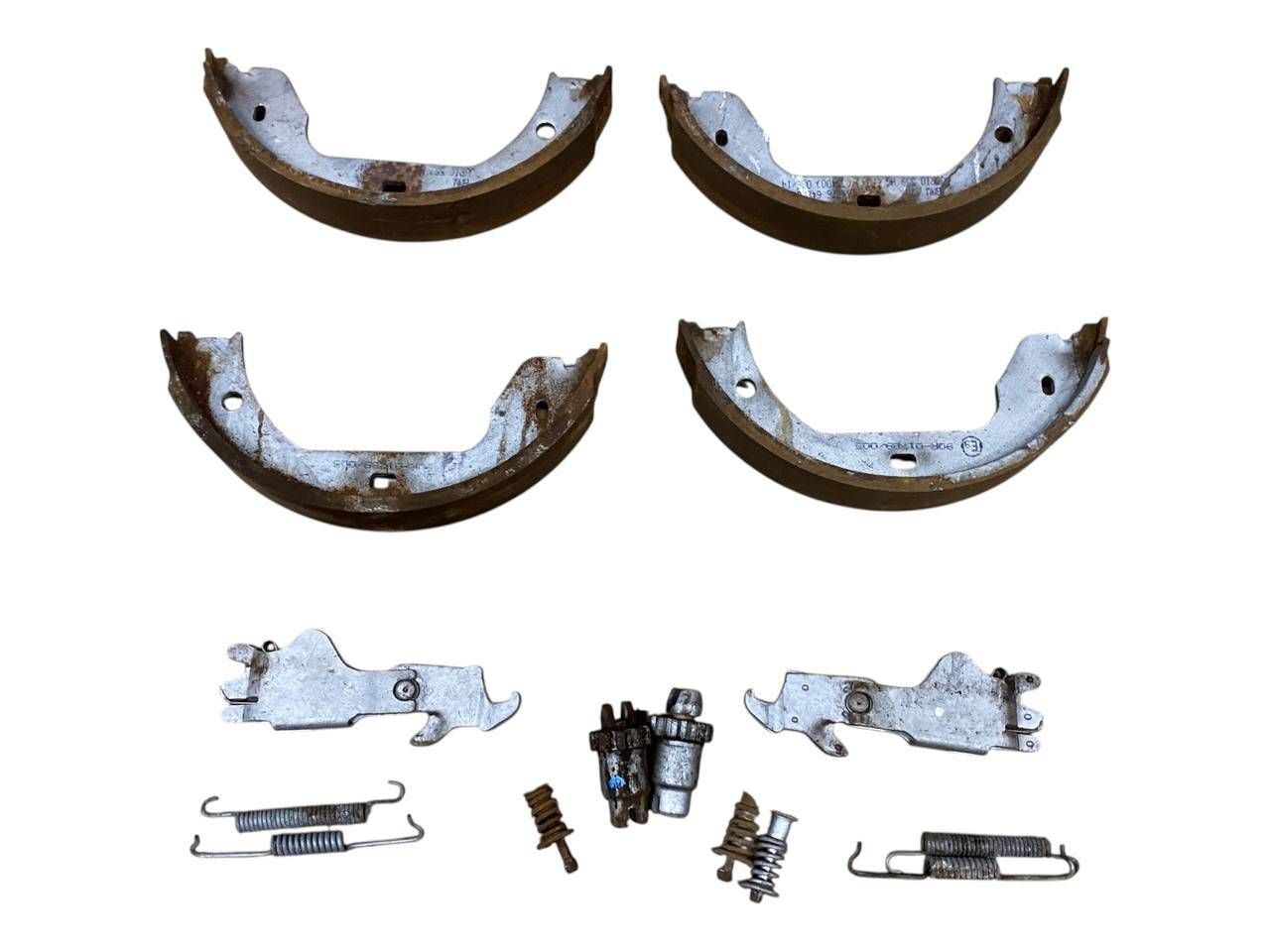 BMW X6 (E71 / E72) Handbrake/parking brake pads BMW X6 Handbrake/parking brake pads OEM 0038346...