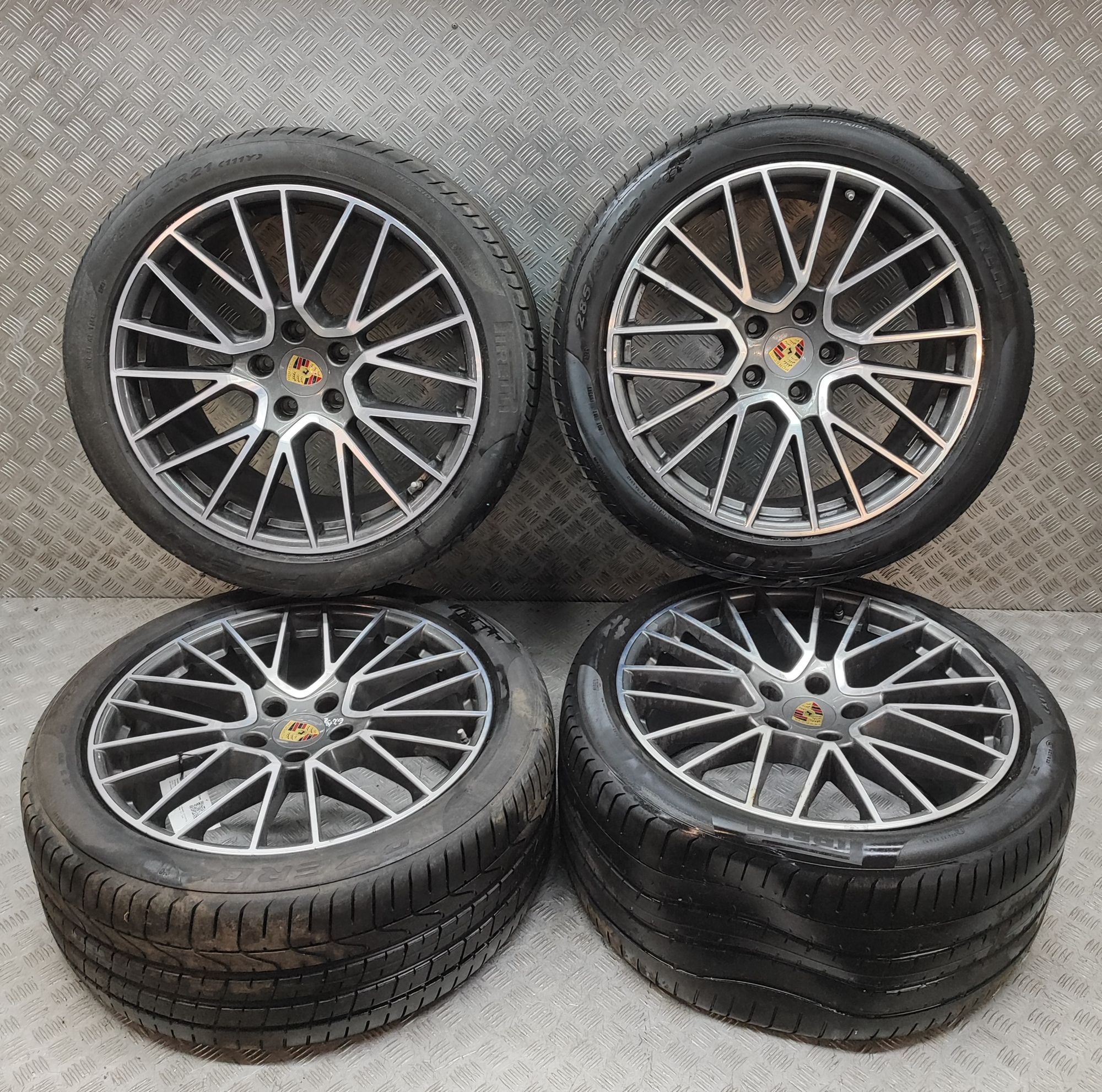 Porsche Cayenne Alloy Wheel Set 9Y0601025K, 9Y0601025L Alloy Wheel Set PORSCHE ...