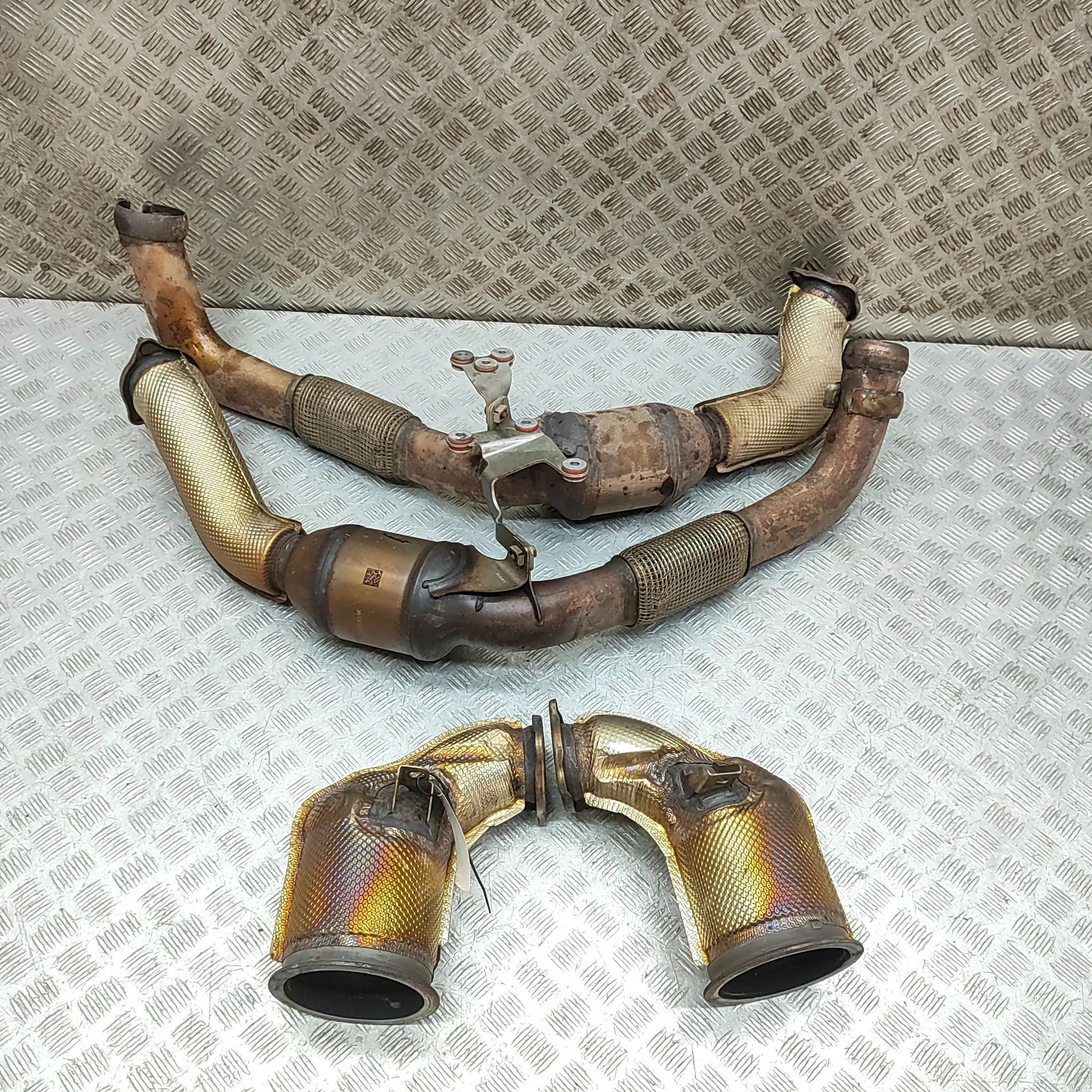 Porsche Panamera Catalyst Converter 971254350K, 971131703L, 971131703K Catalyst Con...
