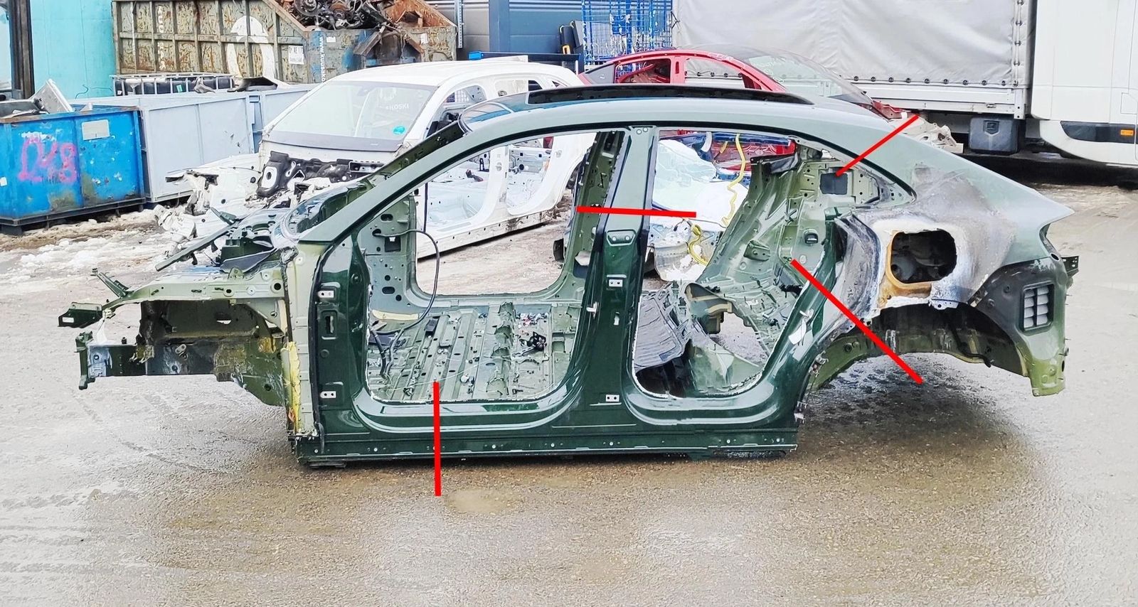 Porsche Macan (XAB) Left Side Sideskirt