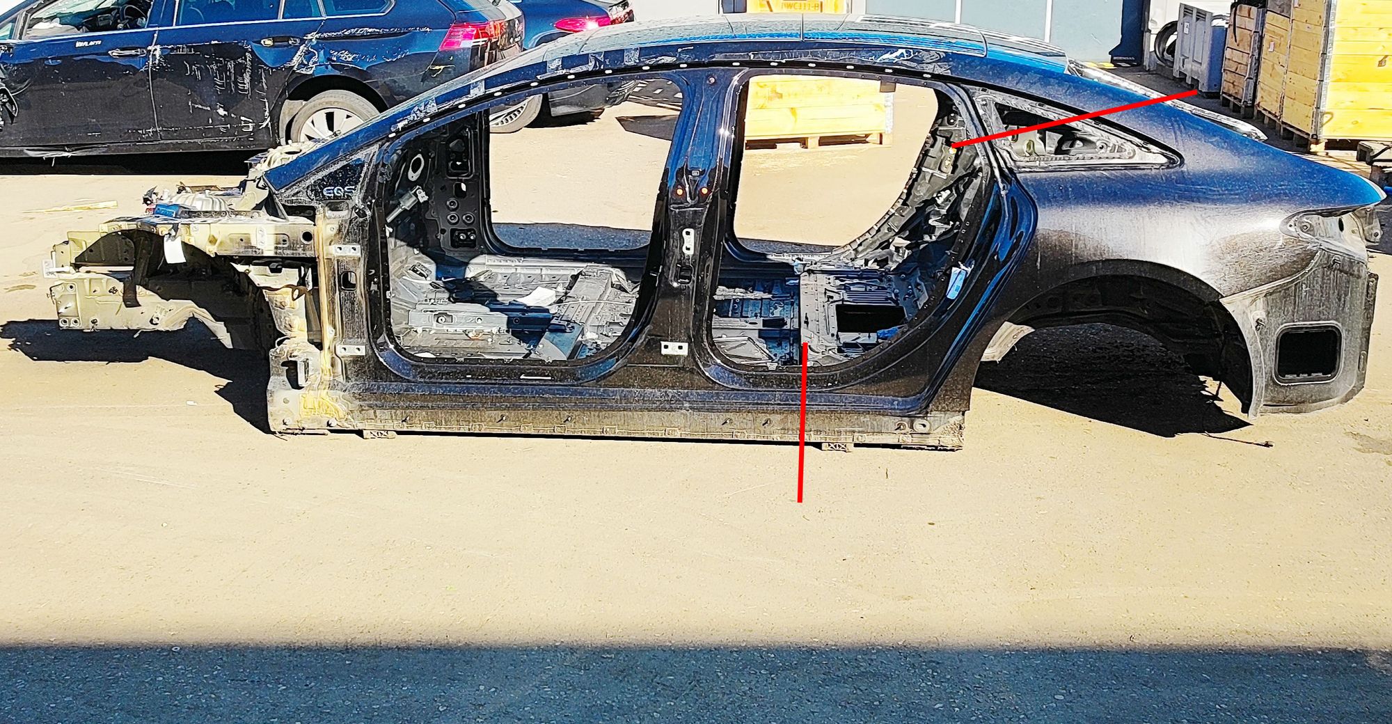 Mercedes-Benz EQS (V297 / X296) Rear Left Quarter Panel Rear Left Quarter Panel MERCEDES-BENZ EQS (V297...