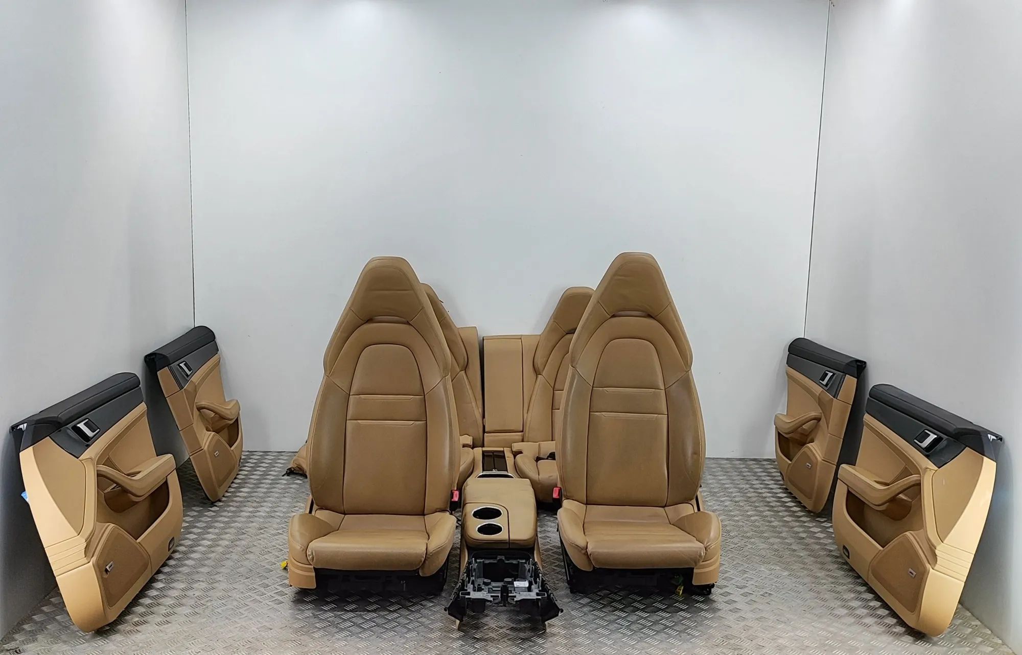 Porsche Panamera Interior Seats W/ Door Cards Kit 971.867.212.D, 971867211D, 971.867.211.D, 91786...