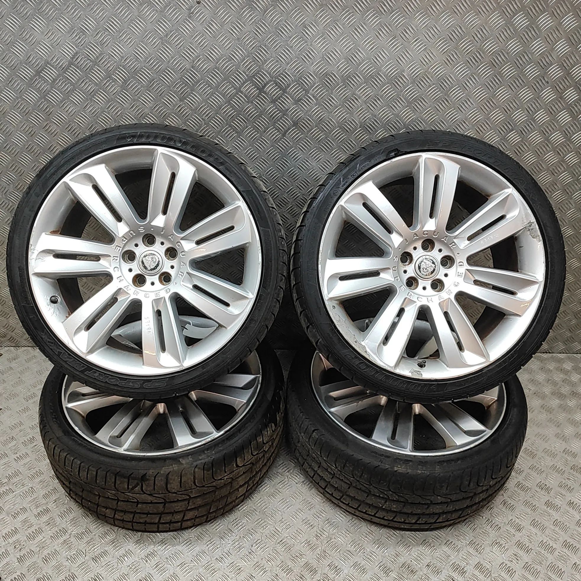 Jaguar XK Alloy Wheel Set 9X23-1007-EB, 9W83-1007-CA Alloy Wheel Set JAGU...