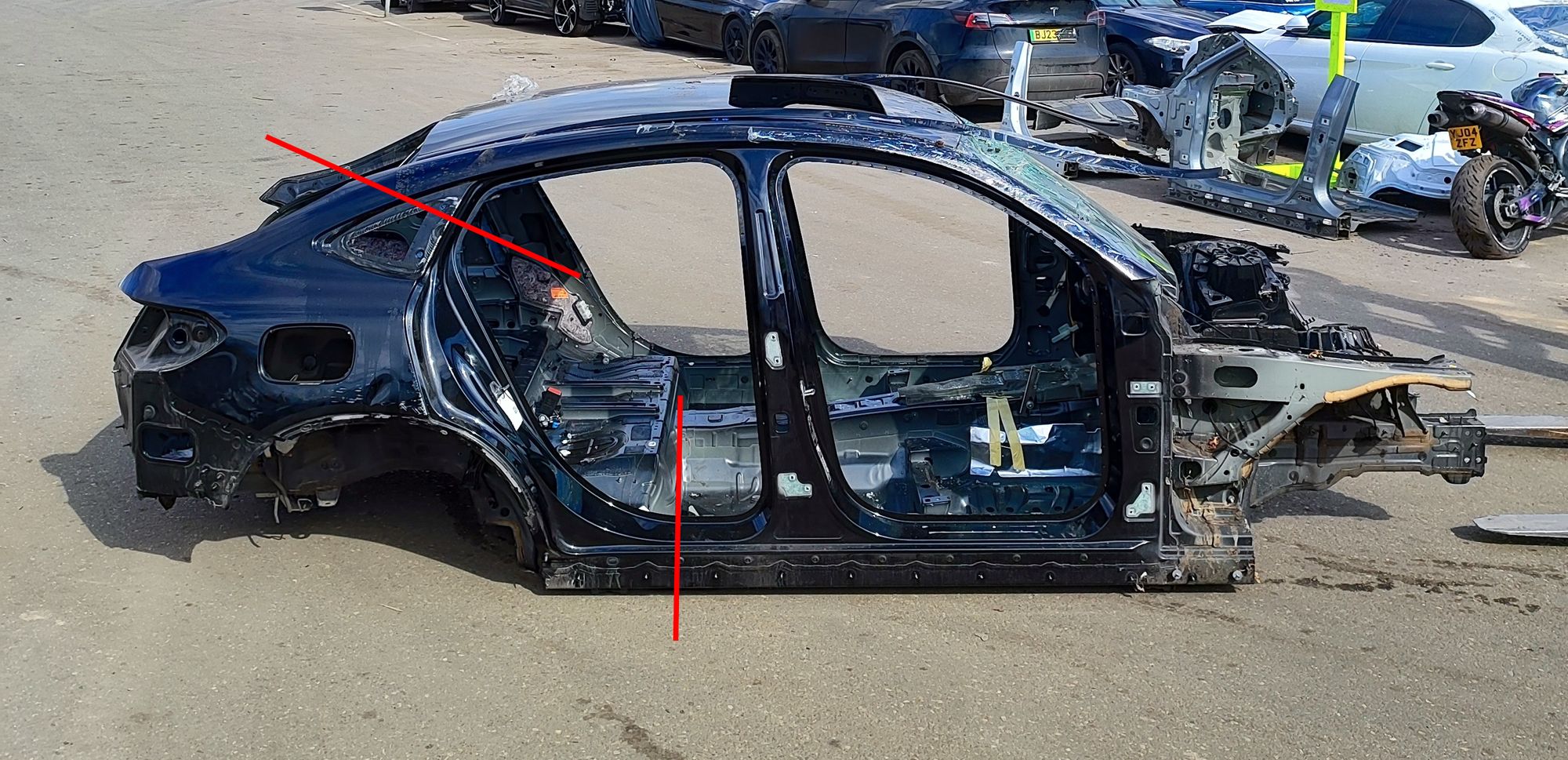 Mercedes-Benz GLC (X253) Rear Right Quarter Panel Rear Right Quarter Panel MERCEDES-BENZ GLC (X25...