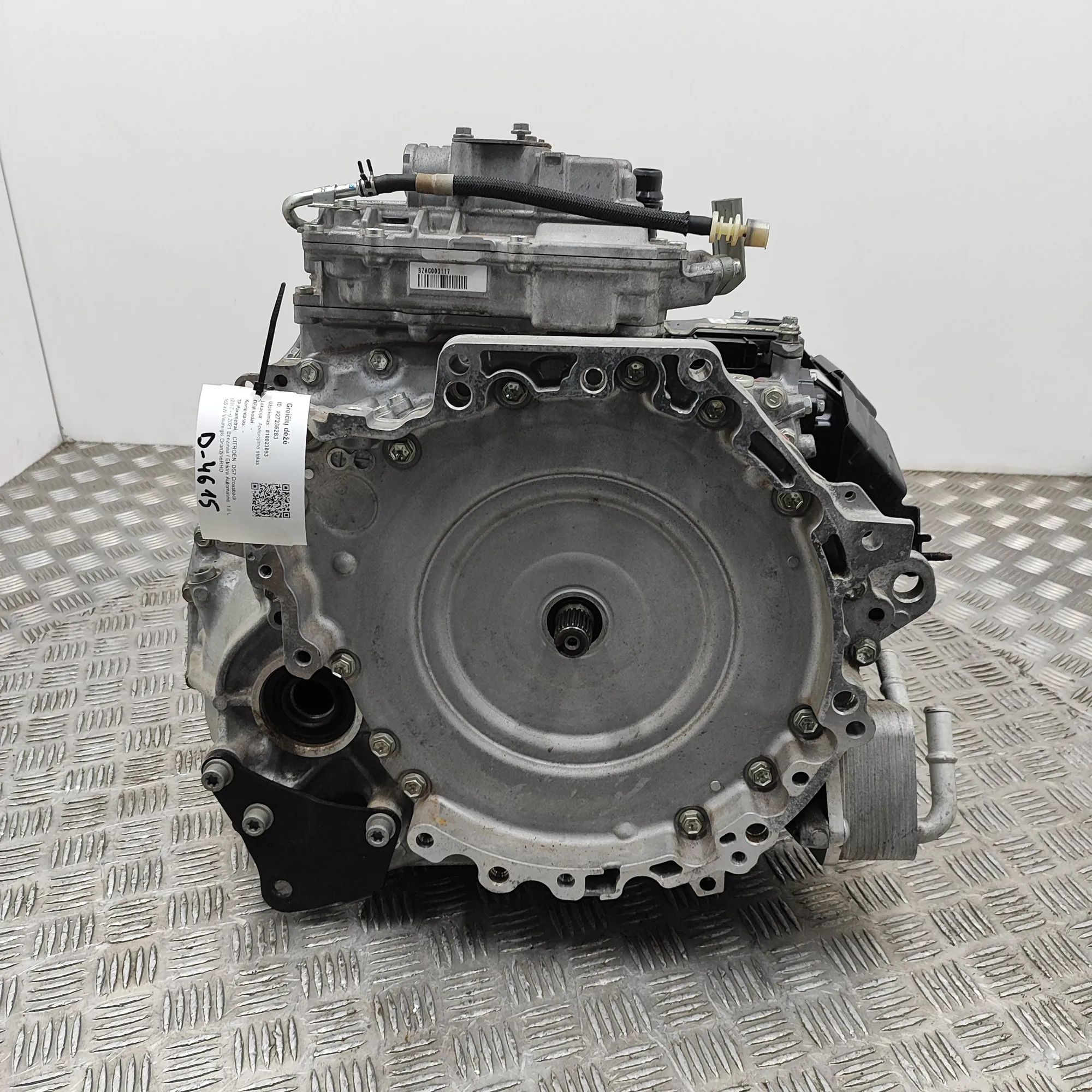 Gearbox Brand/Model: CITROËN DS7
Year: 2021
Engine: 1.6...