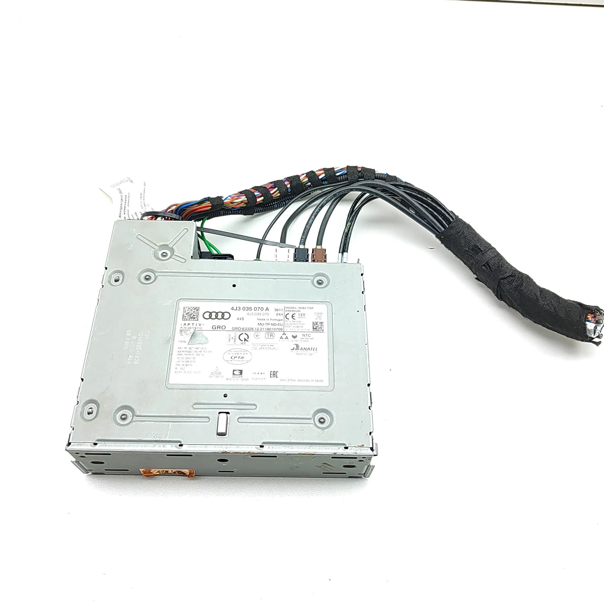 Audi e-tron GT (FW) Navigation Control Unit 4J3035070, 28772112, 4J3035070A Navigation Cont...