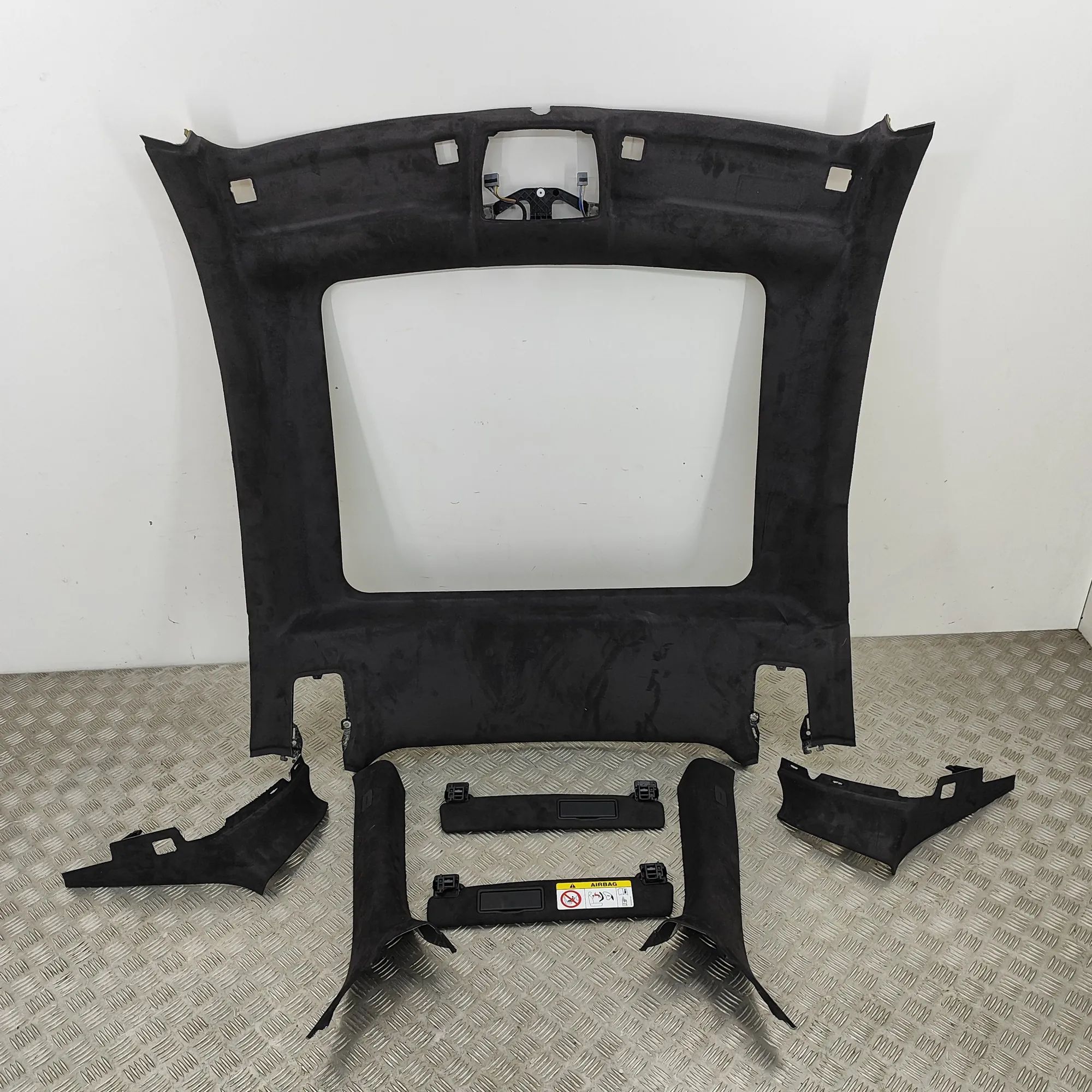 Jaguar F-Type Black Roof Headliner Set JX53-51967FA-8PVJ Black Roof Headliner Set JAGU...