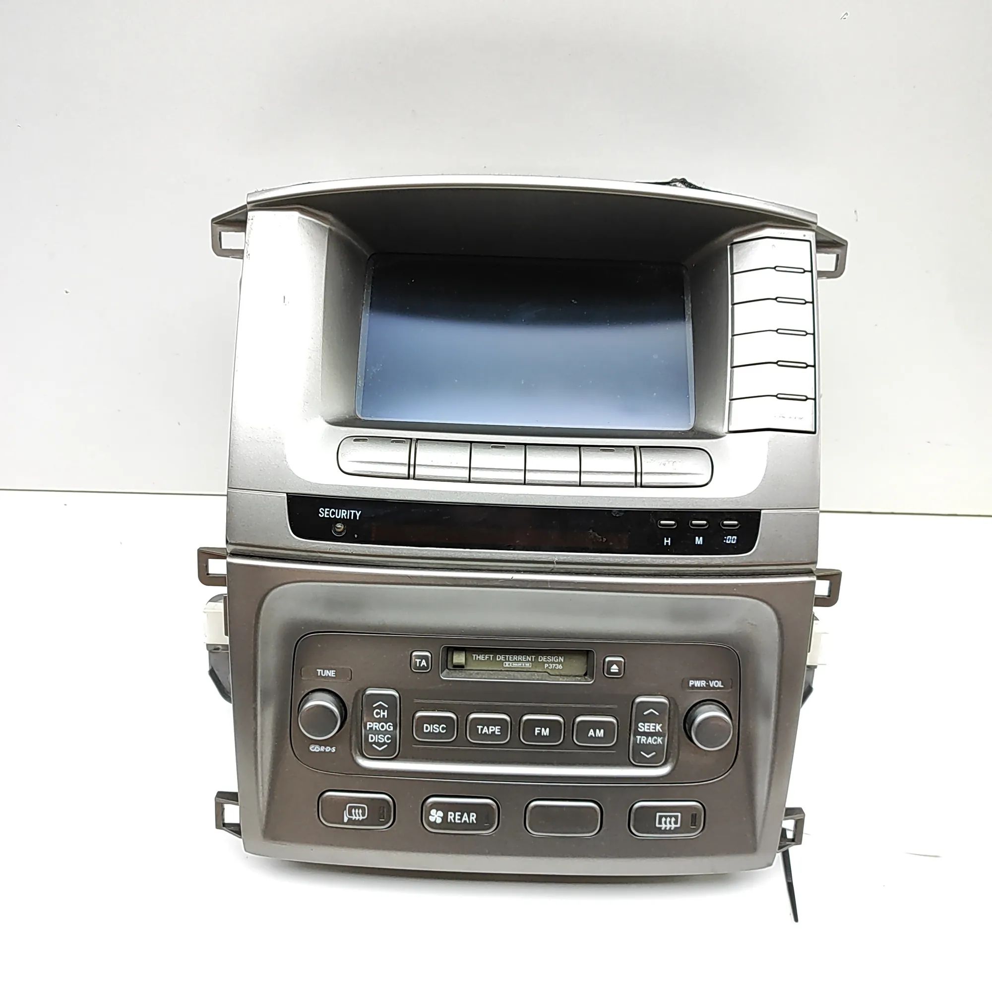 Toyota Land Cruiser 100 Music Navi CD Radio Player Head Unit 88650-60860, 177300-6461, 86120-60730 Music Nav...