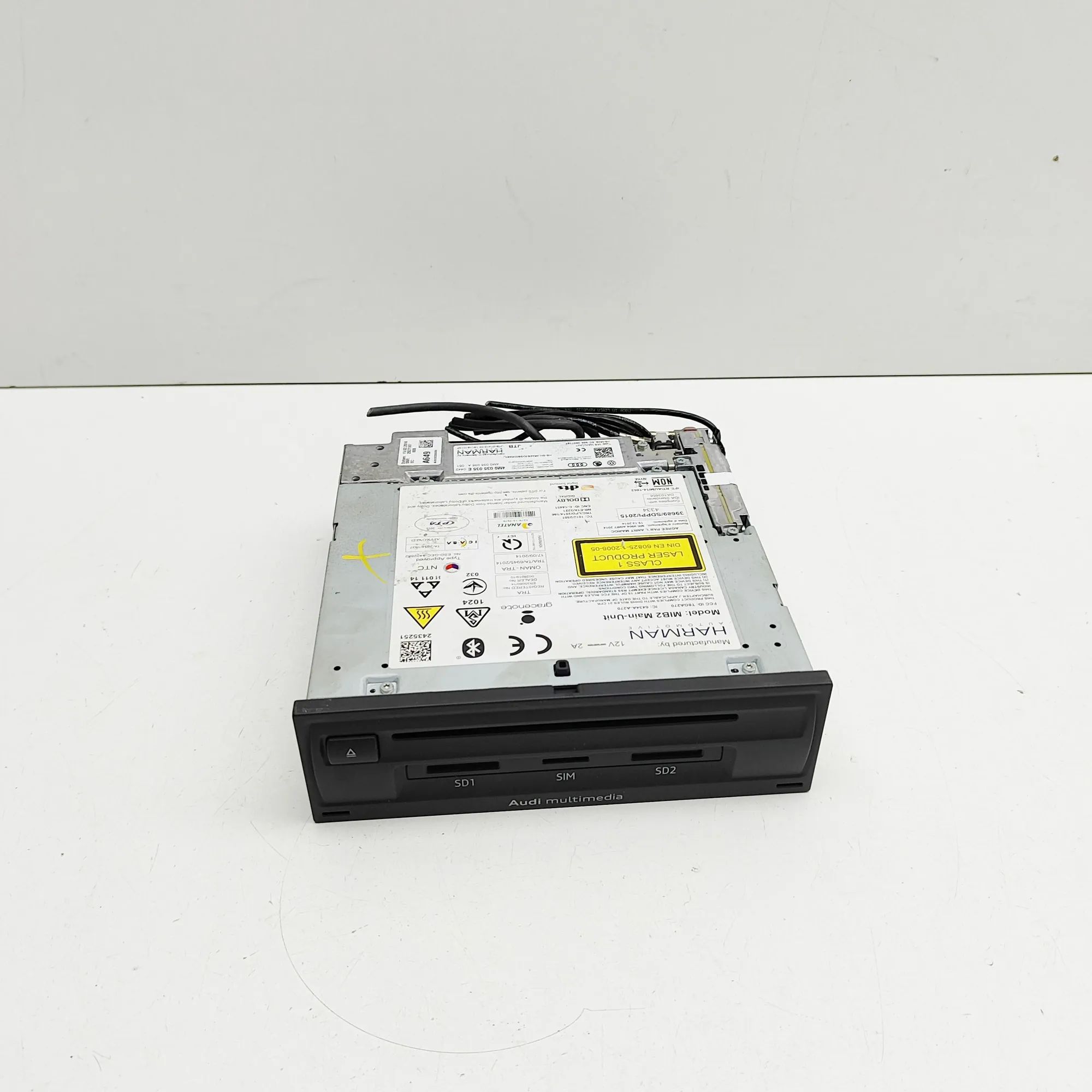 Audi Q7 (4M) Navigation Control Unit 4M0035035A, 4M0035035E Navigation Control Unit ...