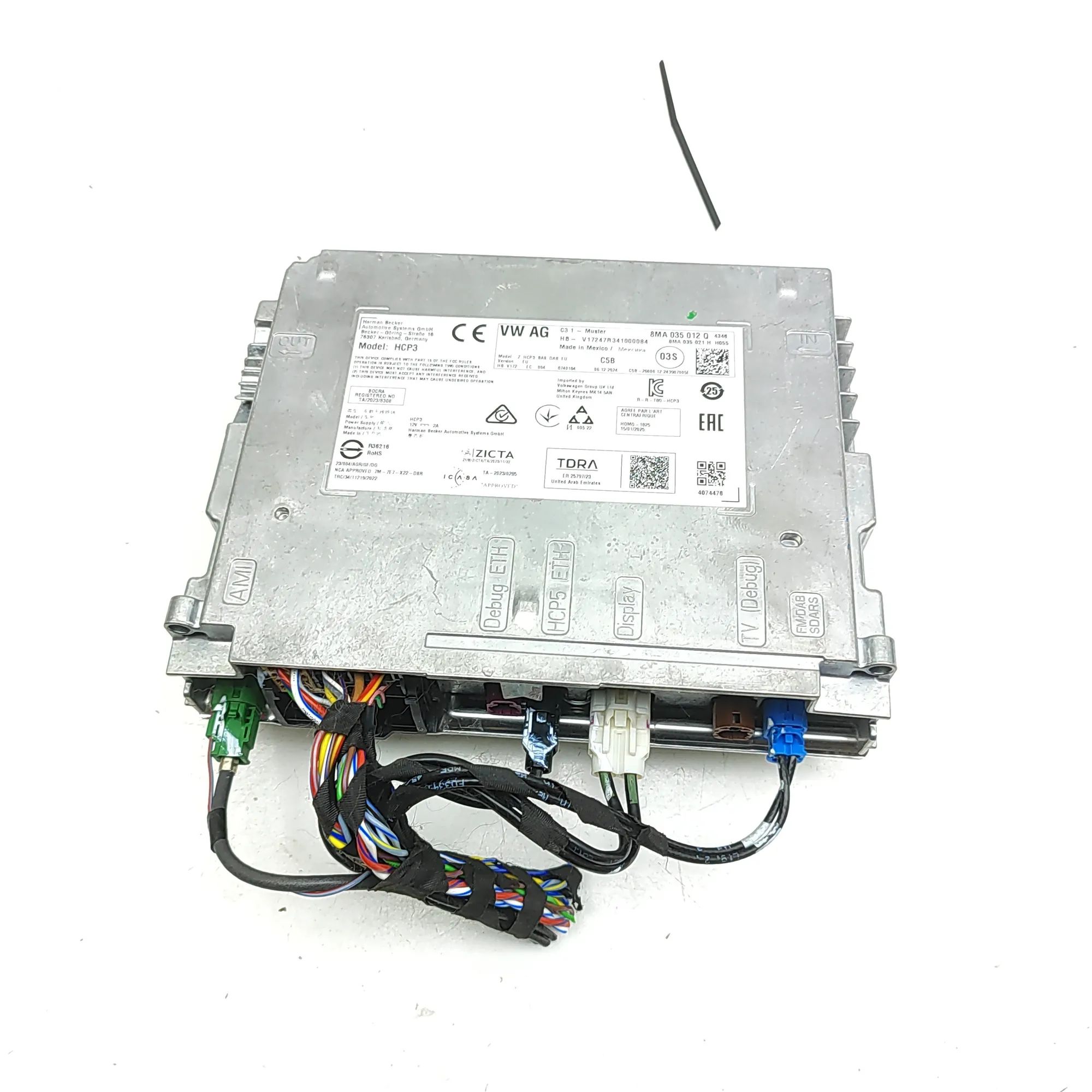 Audi Q5 (GU) Navigation Control Unit 8MA035021H, 8MA035012Q Navigation Control Unit ...