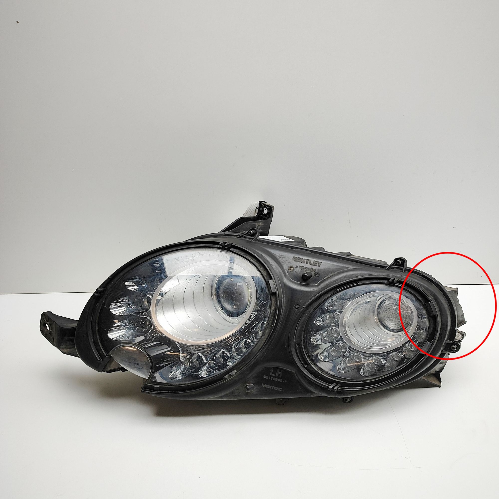 Bentley Continental GT, GTC, Flying Spur Front Left Headlight 3W2941015AD Front Left Headlight BENTLEY CONTIN...