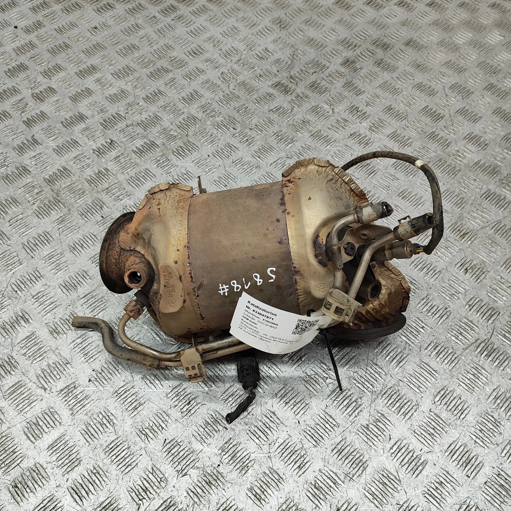 Volkswagen Crafter Catalyst Converter 7E0166BA, 2N0131690S Catalyst Converter VW CRAF...