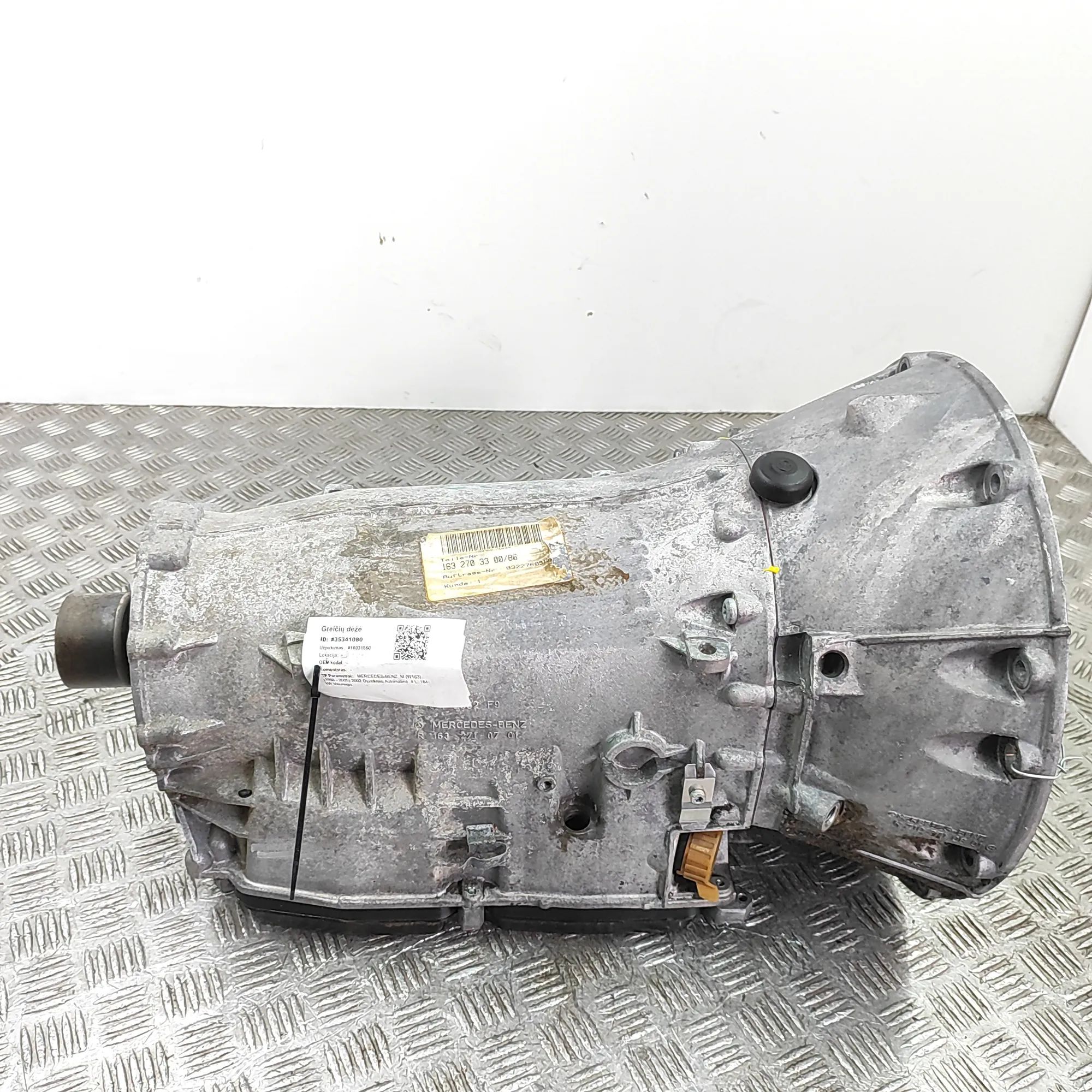 Mercedes-Benz A (W168) Gearbox 722.673, A1632703300 Gearbox MERCEDES-BENZ M-CL...