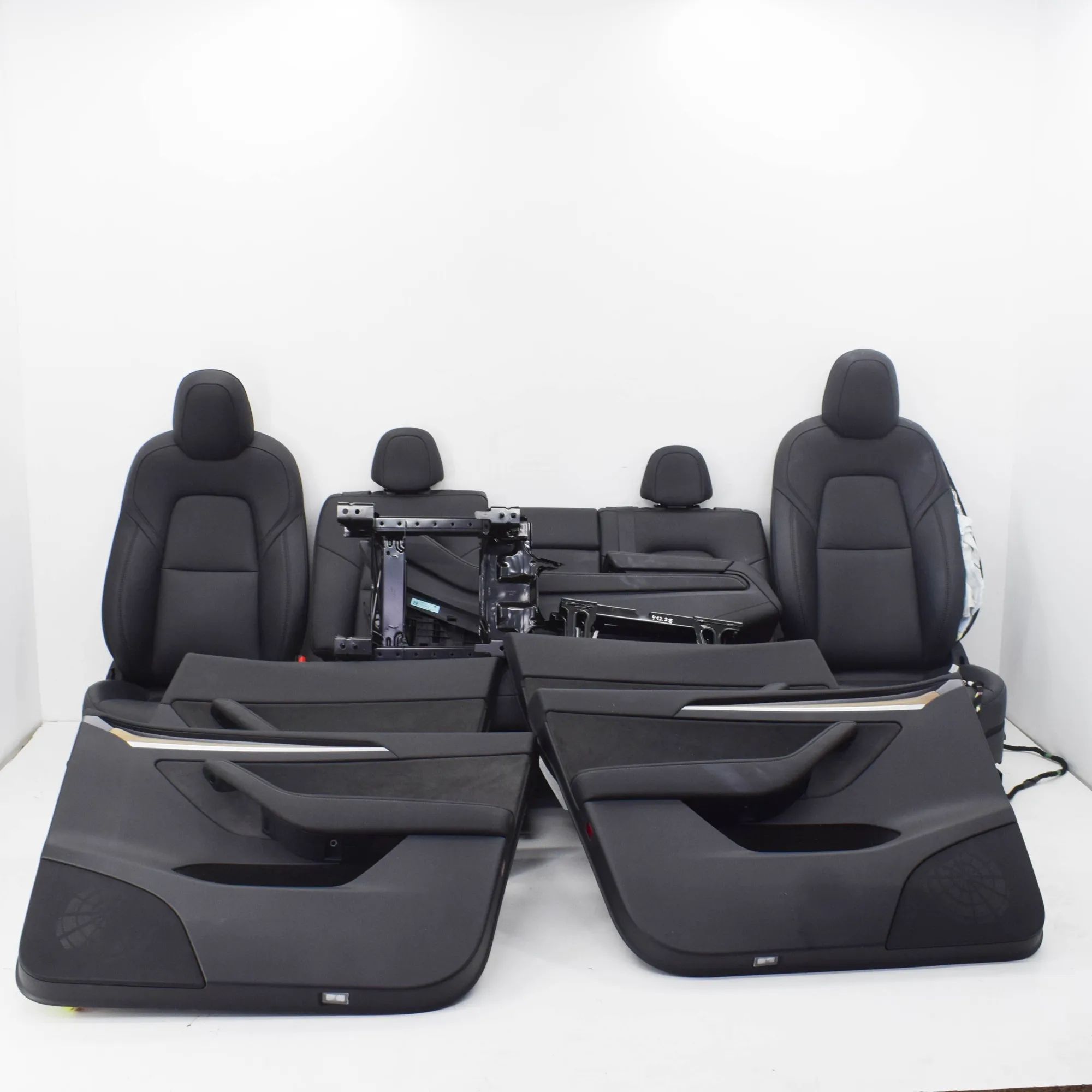Tesla Model Y Interior Seats W/ Door Cards Kit 1099592-00-F, 1493880-00-C, 1552127-C3-A, 14906...