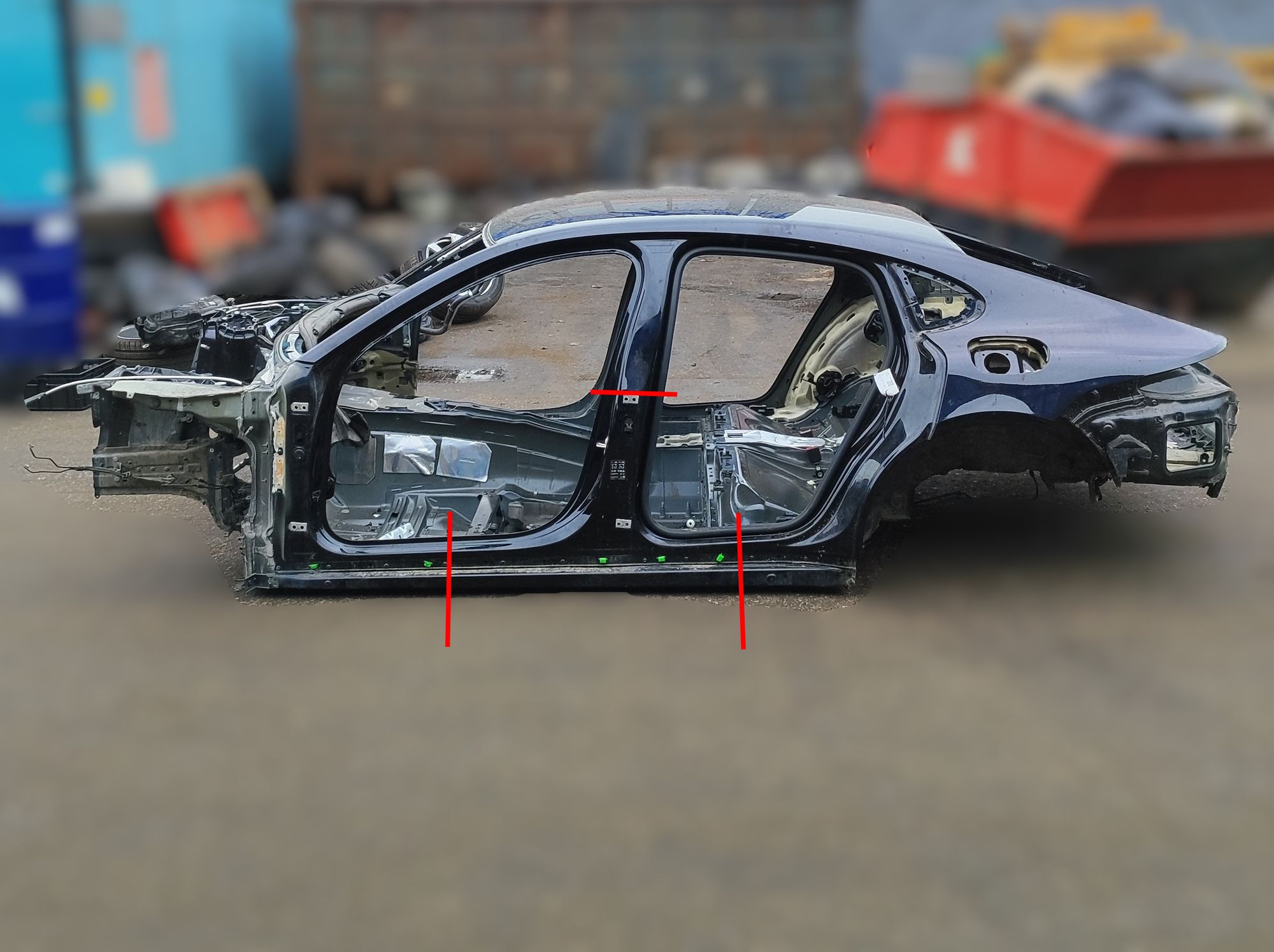Porsche Panamera Left Side Sideskirt Left Side Sideskirt PORSCHE PANAMERA (971) (201...