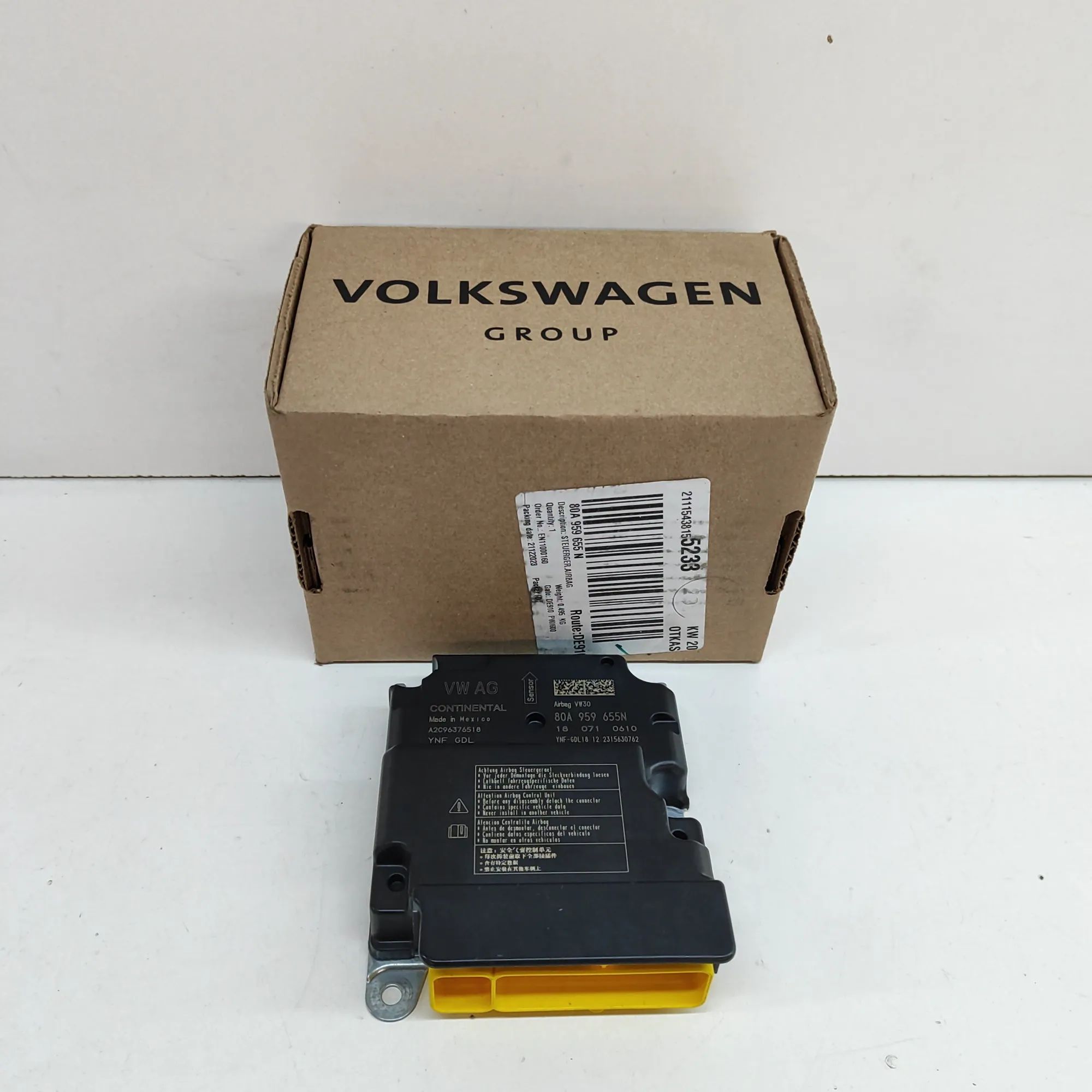 Audi Q5 (8R) SRS Control Unit 80A959655N SRS Control Unit AUDI Q5 (FY) (2016-...