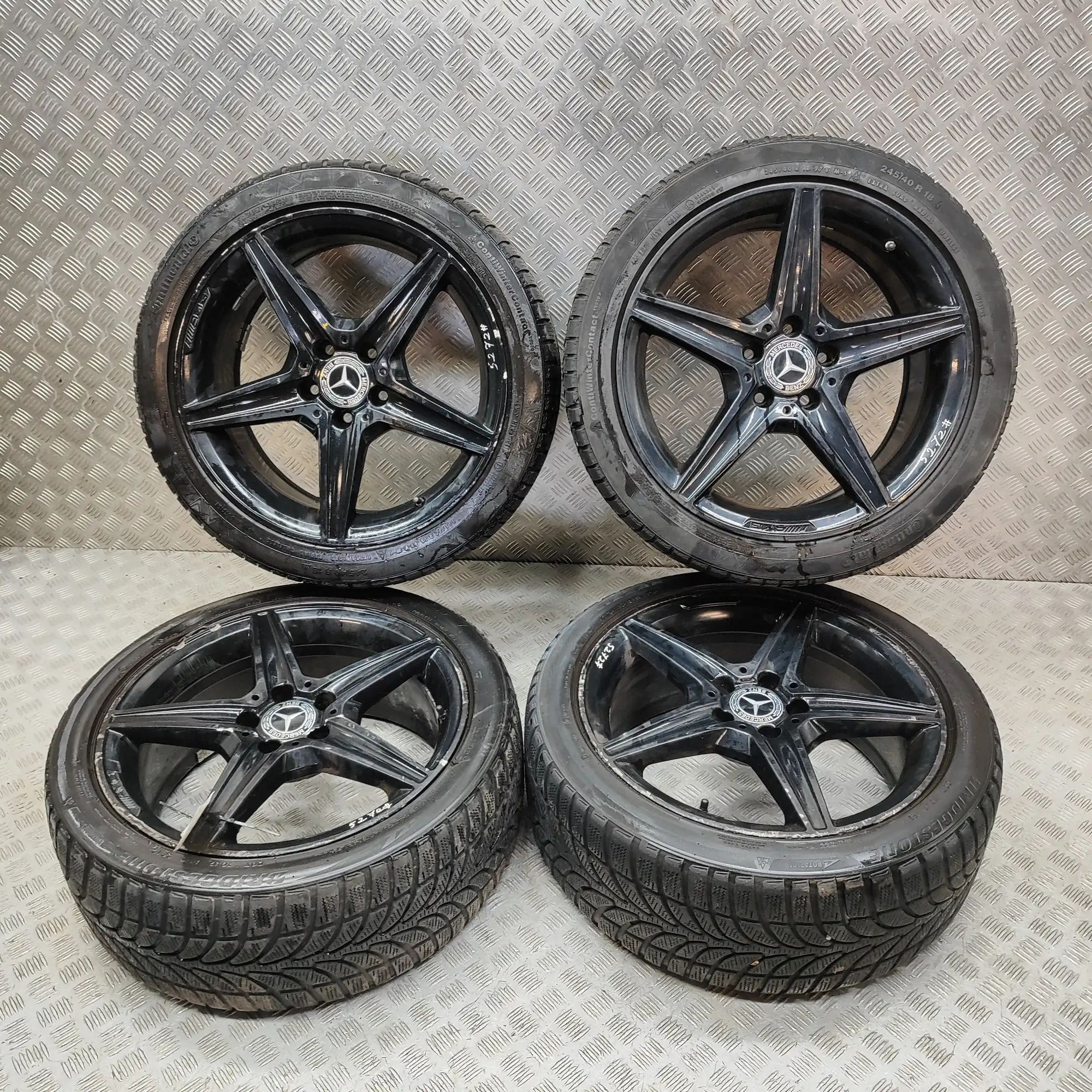 Mercedes-Benz A (W176) Alloy Wheel Set A2054011100, A2054011200 Alloy Wheel Set MERCED...