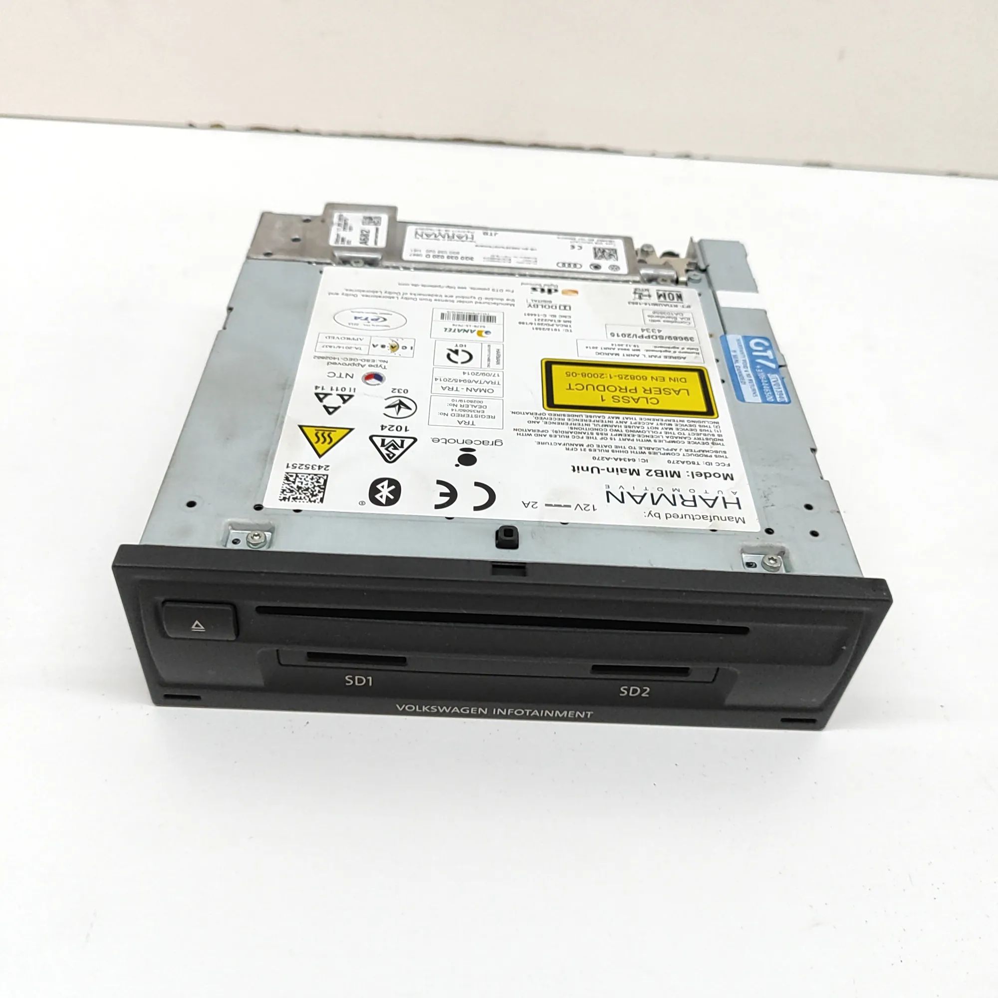 Volkswagen Golf 7 Navigation Control Unit 3G0035020, 3G0035020D Navigation Control Unit V...