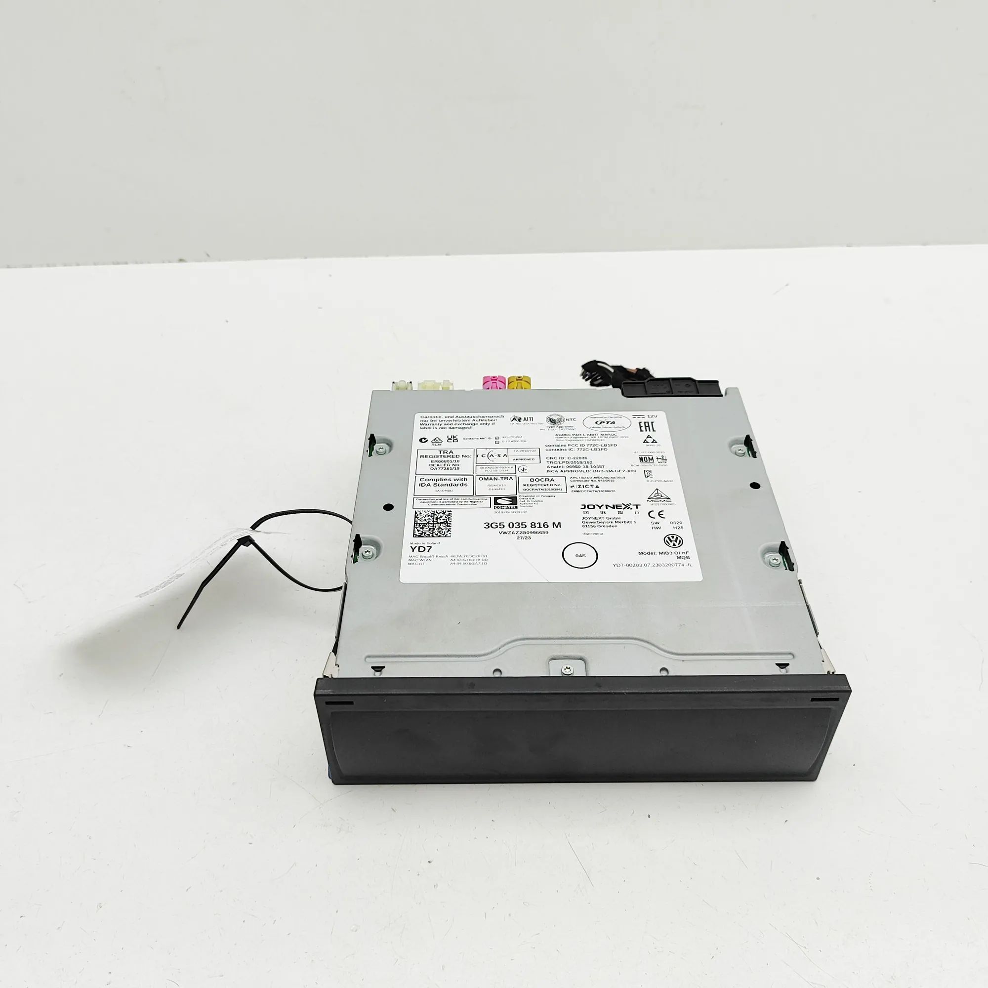 Volkswagen Arteon Navigation Control Unit 3G5035816M Navigation Control Unit VW ARTEON (3...