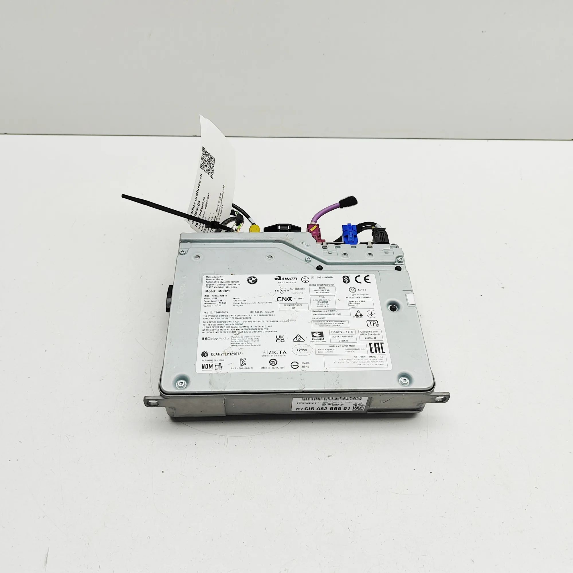BMW iX (I20) Music Navi CD Radio Player Head Unit 5A82BB5 Music Navi CD Radio Player Head Unit BM...