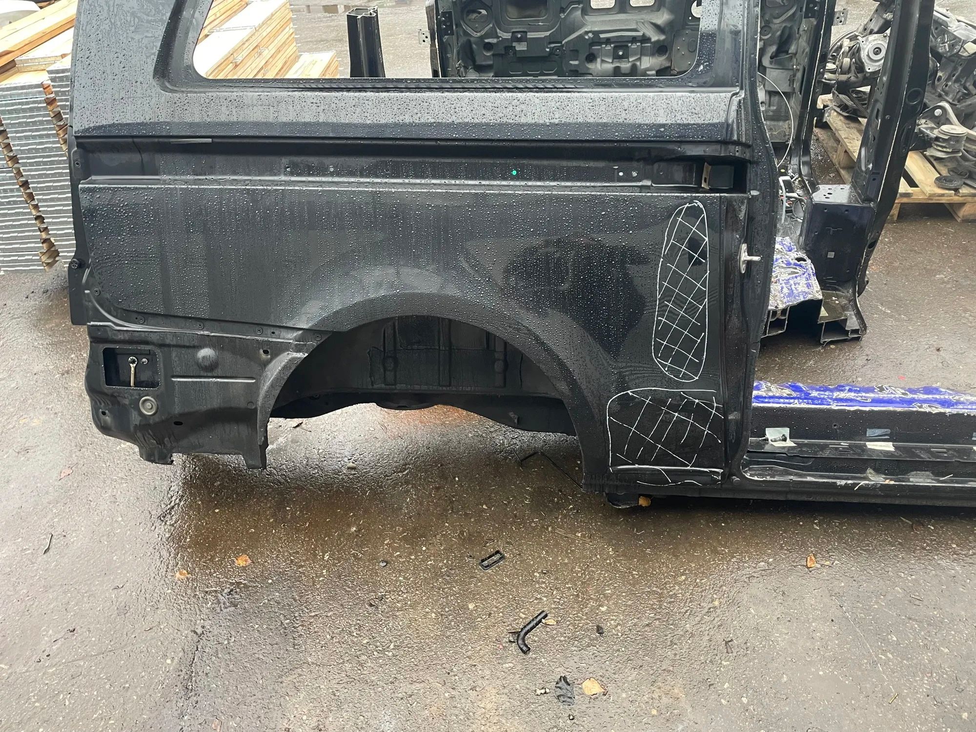 Mercedes-Benz V / Vito / EQV (W447) Rear Right Quarter Panel Rear Right Quarter Panel MERCEDES-BENZ VITO (To...