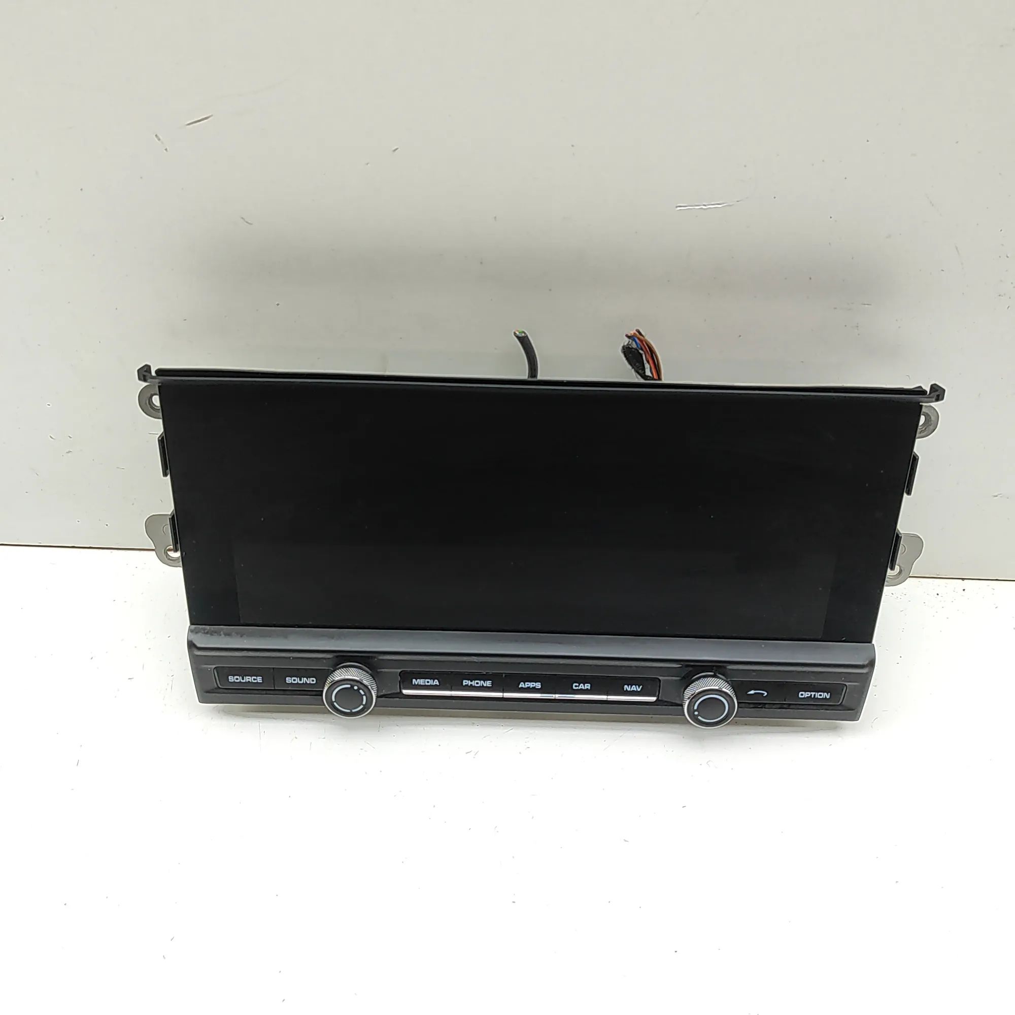 Porsche Macan Navigation Screen Display