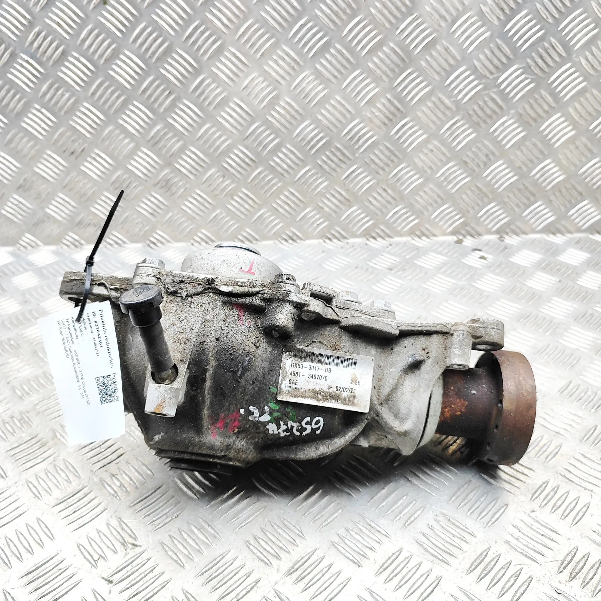 Jaguar F-Type front differential GX53-3017-BB Front Differential JAGUAR F-TYPE (...