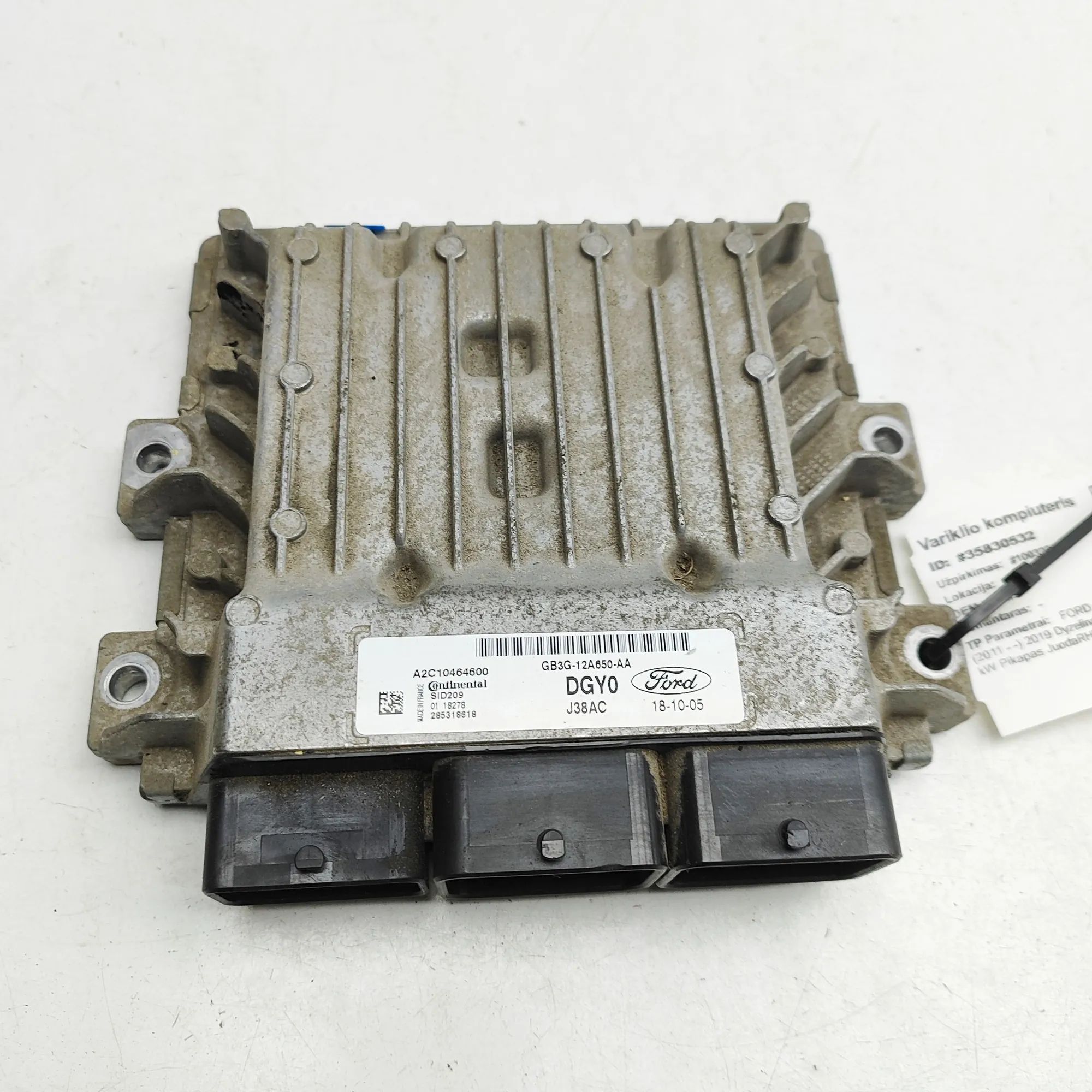 Ford Ranger Engine Control Unit A2C10464600, A2C9955600100, A2C99556001Z9, GB3G...
