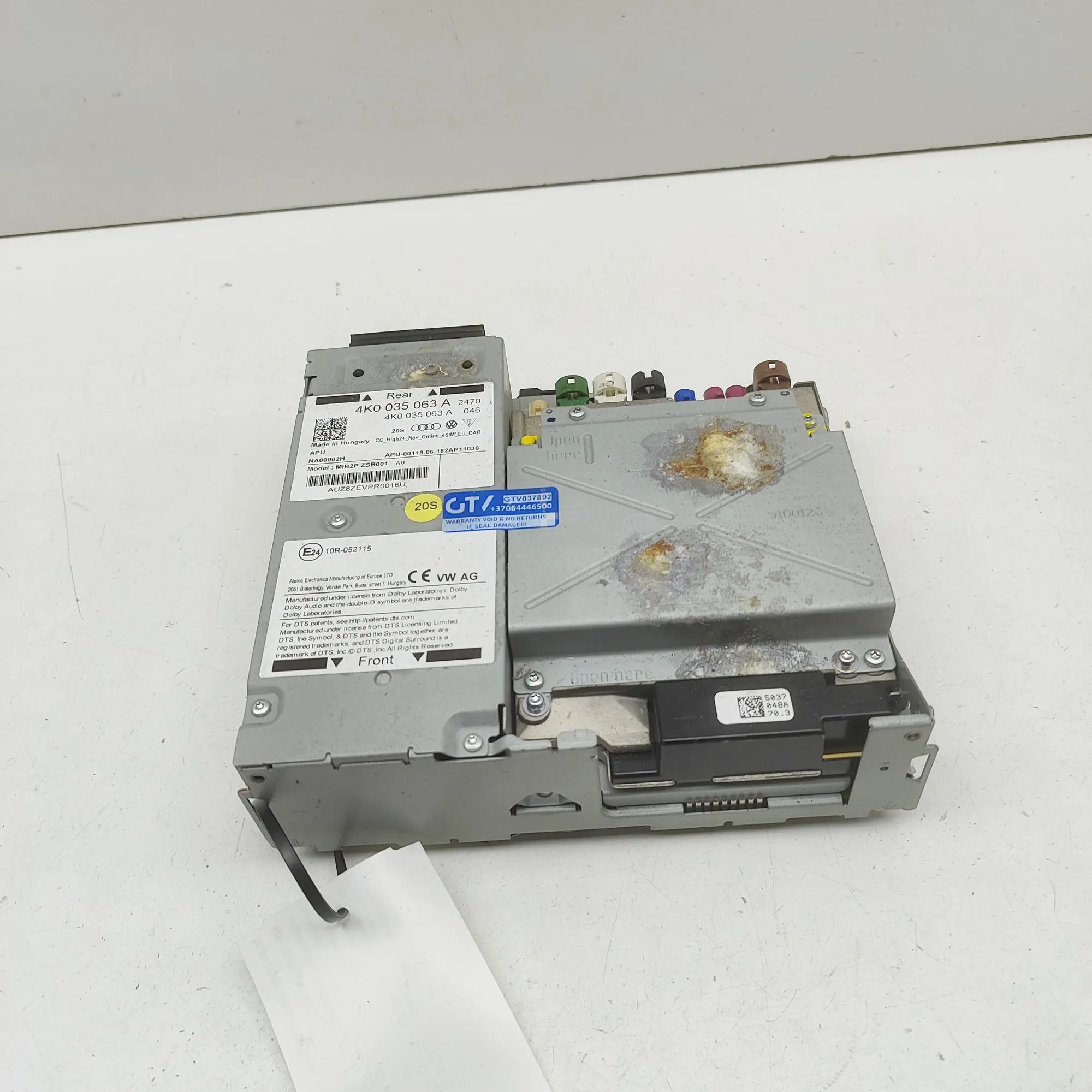Audi A6 (C7) Navigation Control Unit 4K0035063A Navigation Control Unit AUDI A6 (4A2...