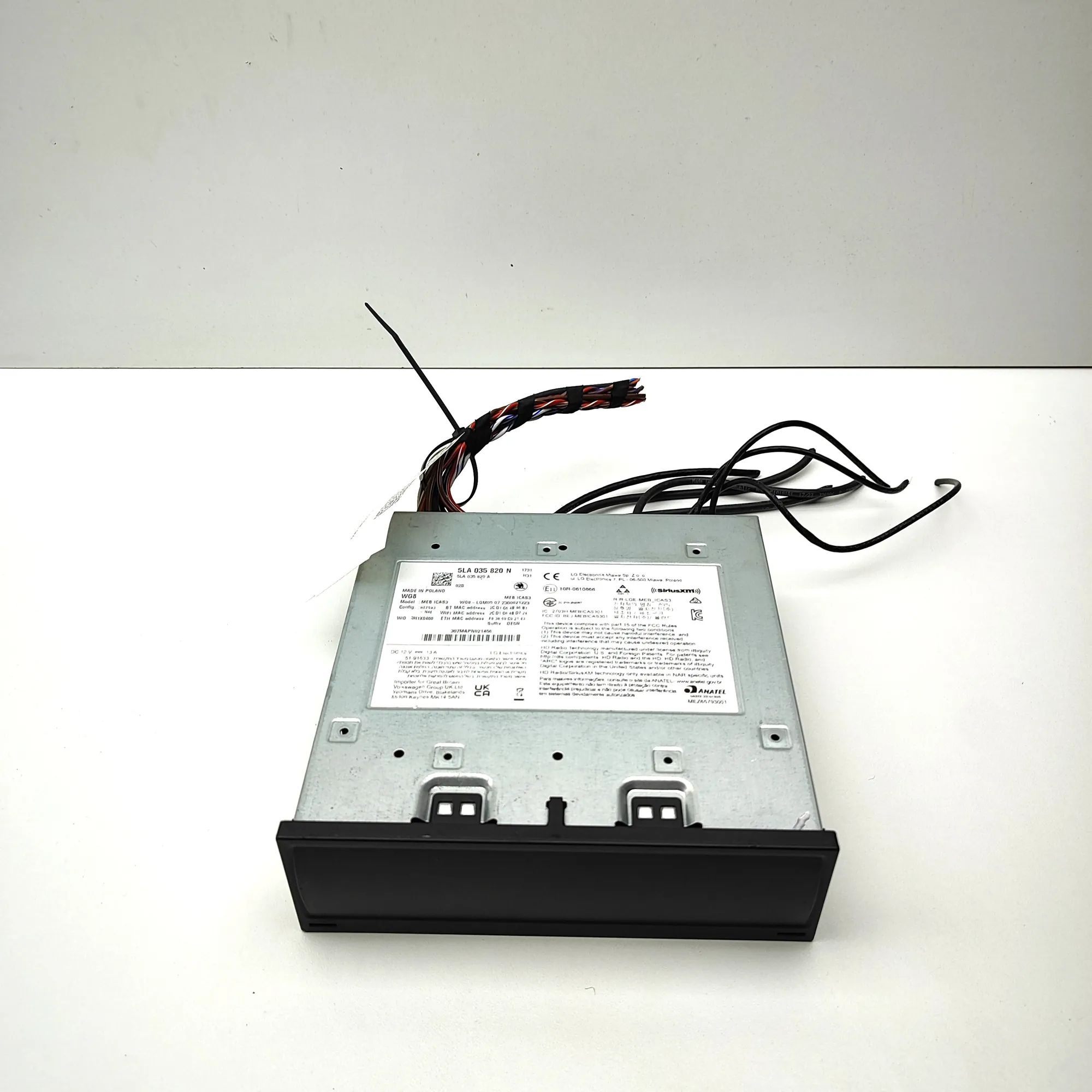 Skoda Enyaq Navigation Control Unit 5LA035820A, 5LA035820N Navigation Control Unit ...