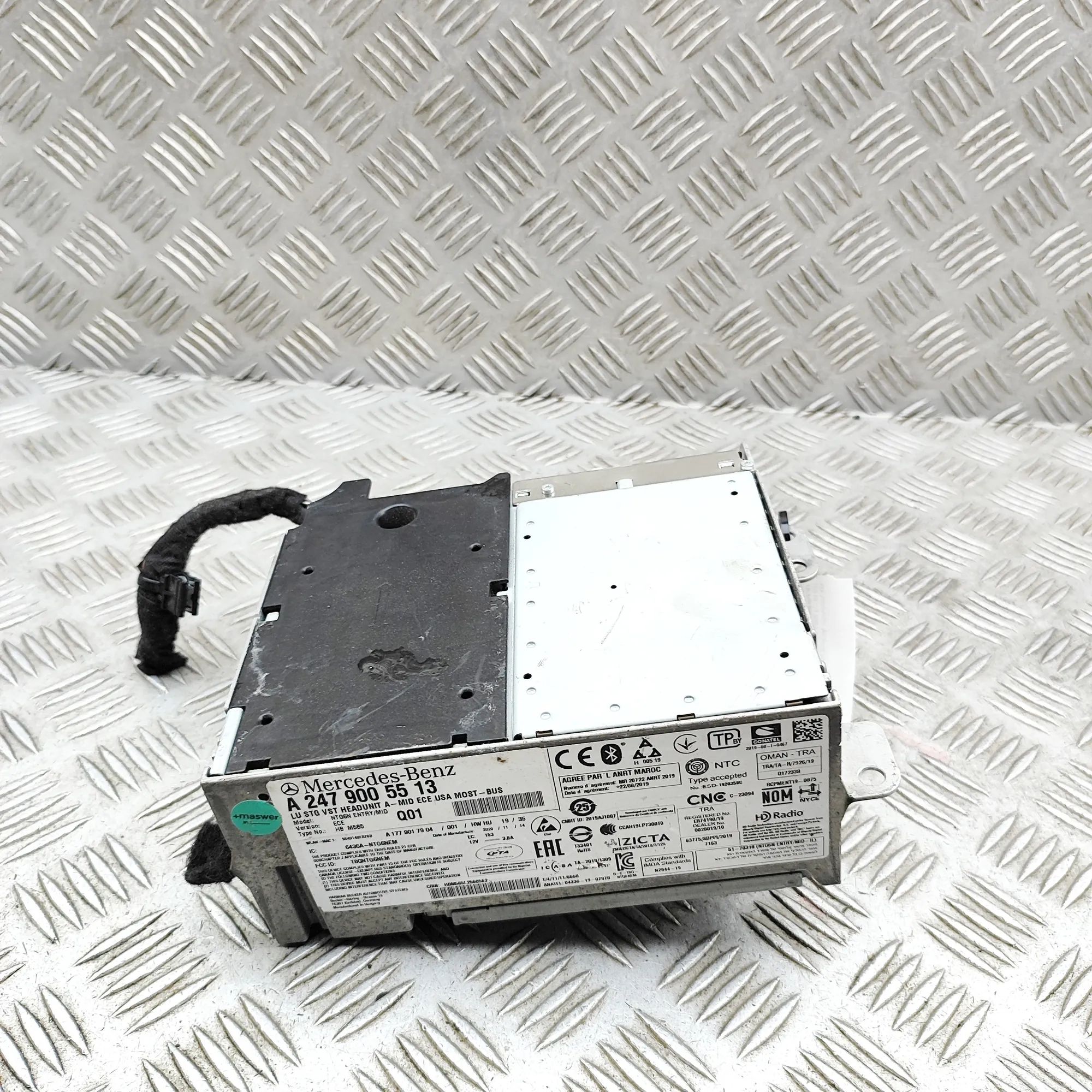Mercedes-Benz GLB / EQB (X247) Music Navi CD Radio Player Head Unit A1779017904, A2479005513 Music Navi CD Radio Pl...