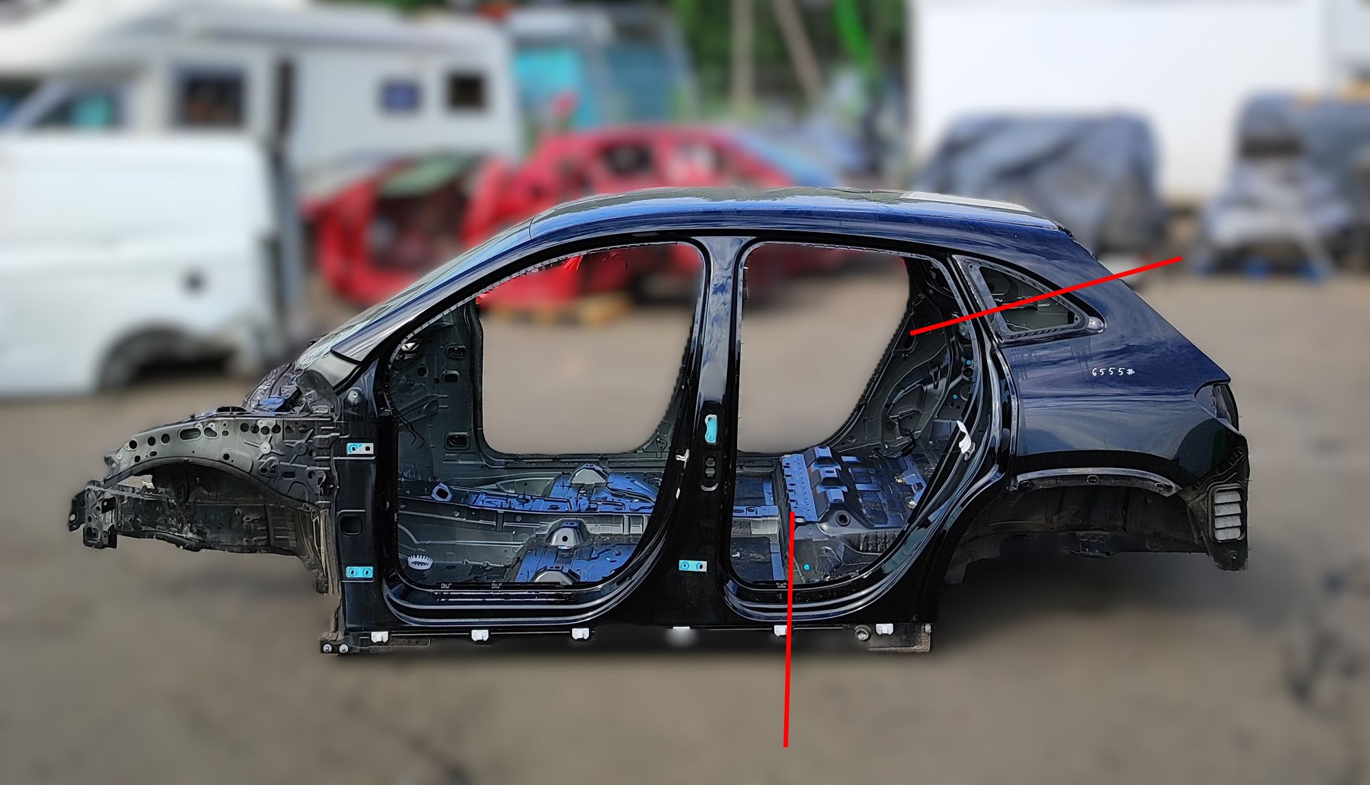Mercedes-Benz GLA / EQA (H247) Rear Left Quarter Panel Rear Left Quarter Panel MERCEDES-BENZ EQAH243 (...